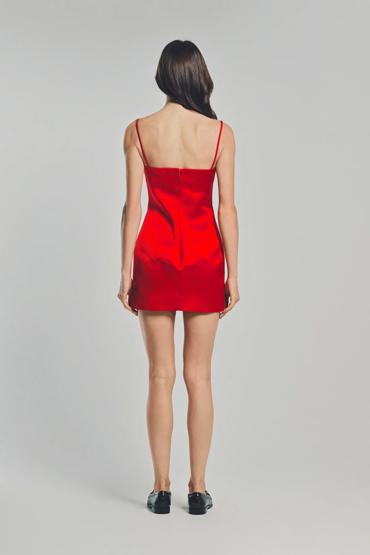 GIVENCHY | SLICED MINI DRESS IN SATIN - Image 5