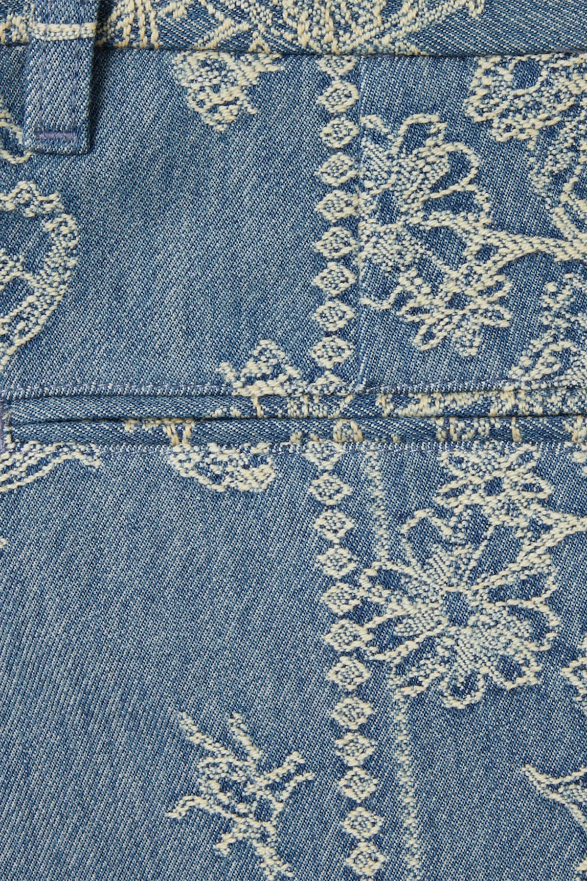 GUCCI | GG DENIM JACQUARD SHORTS - Image 2