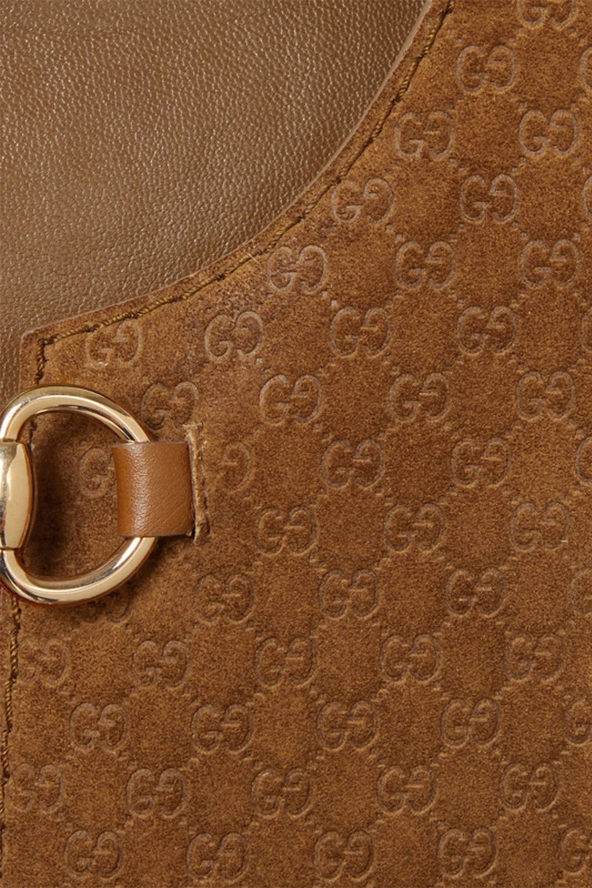 GUCCI | GG SUEDE DRESS WITH HORSEBIT DETAIL - Image 2
