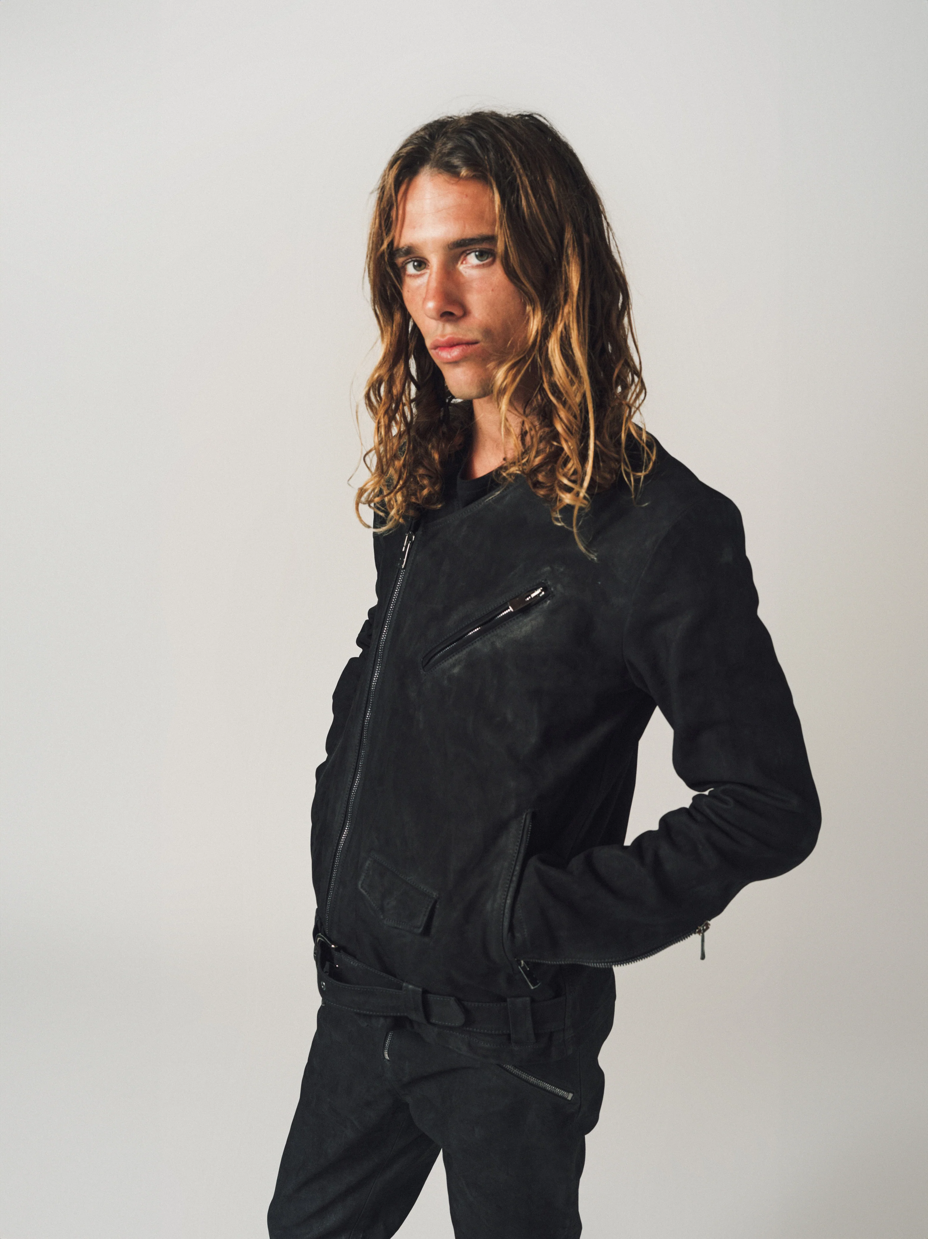 GUIDI | VINTAGE HORSE LEATHER BIKER JACKET - Image 3