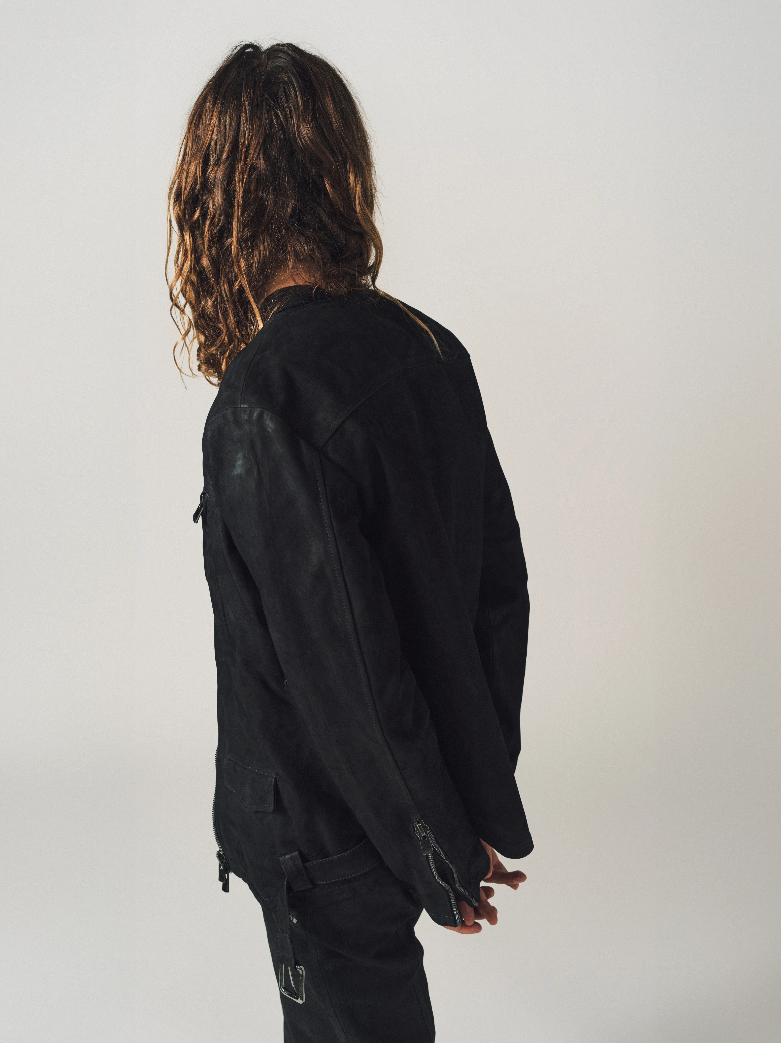 GUIDI | VINTAGE HORSE LEATHER BIKER JACKET - Image 4