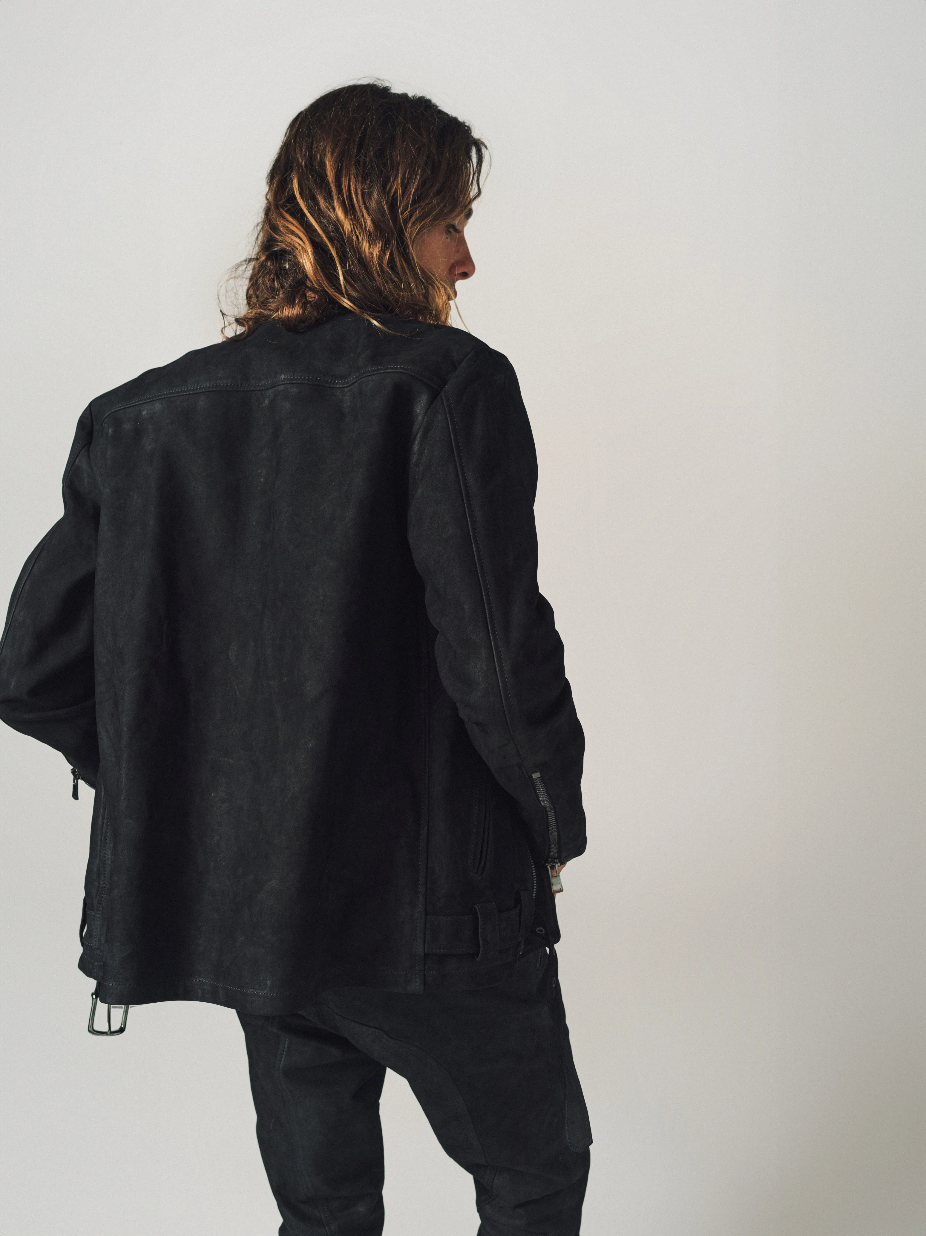 GUIDI | VINTAGE HORSE LEATHER BIKER JACKET - Image 6