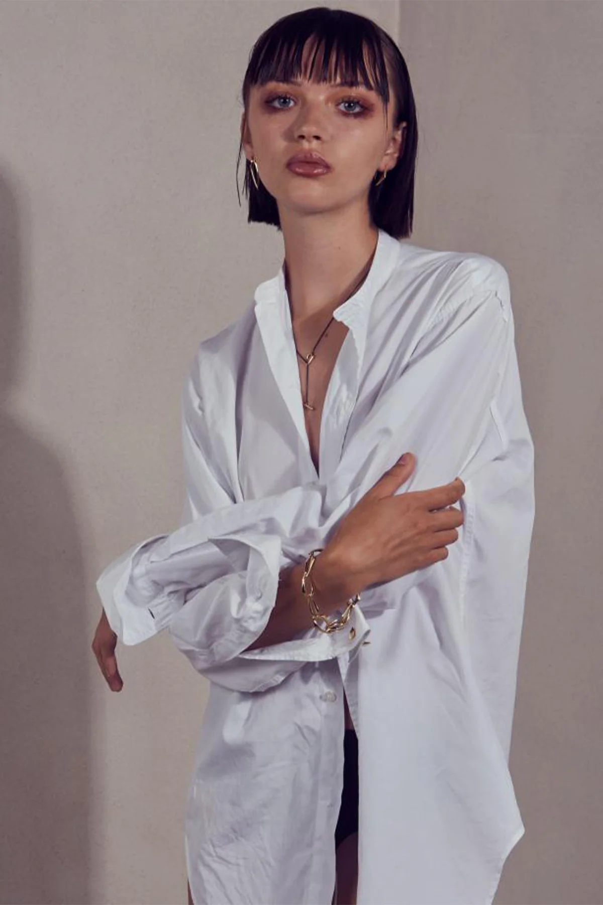 HANNAH MARTIN | ROCK N ROLL YELLOW GOLD BRACELET - Image 2