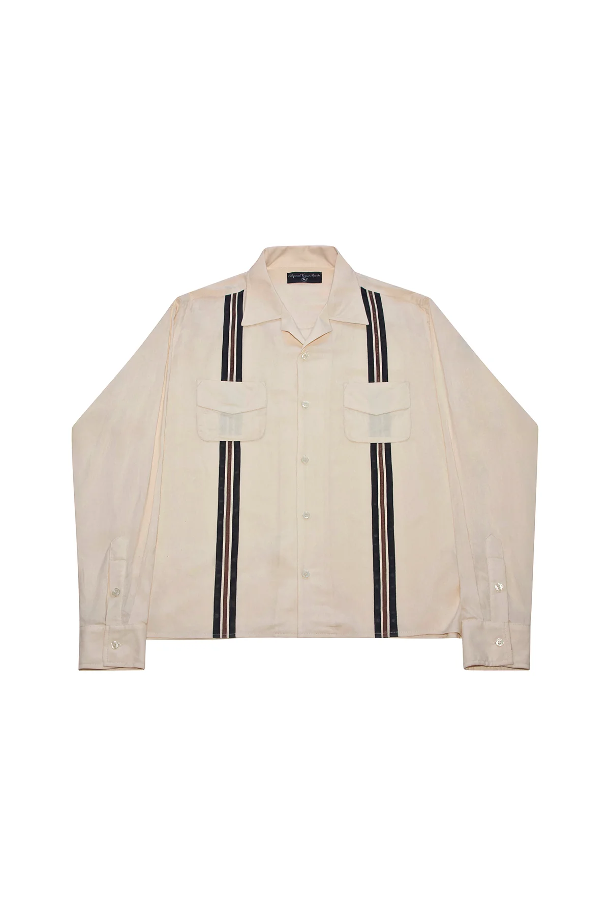 HOLLYWOOD FOREVER RECORDS | MONACO CAMP COLLAR LONG SLEEVE SHIRT