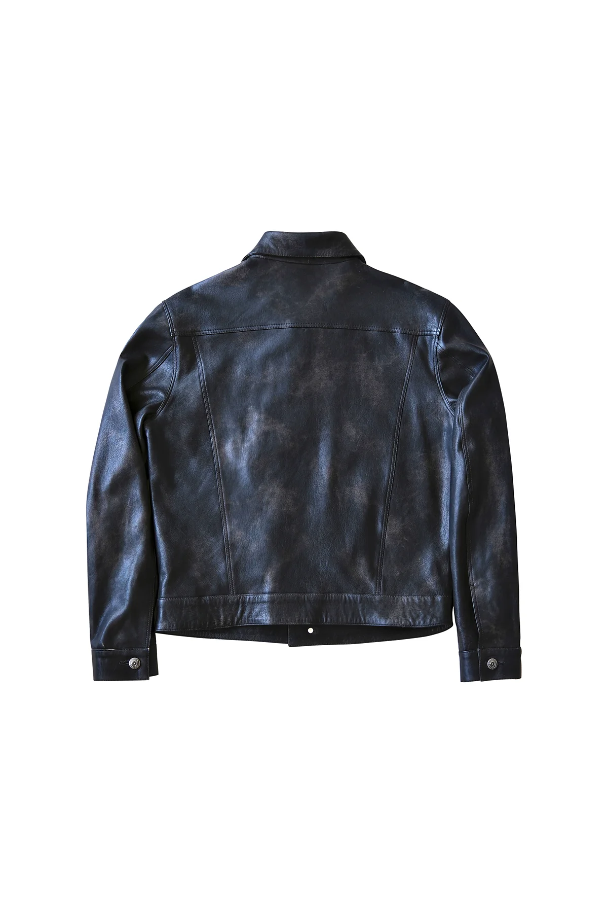 HOLLYWOOD FOREVER RECORDS | NOA LEATHER TRUCKER JACKET - Image 2