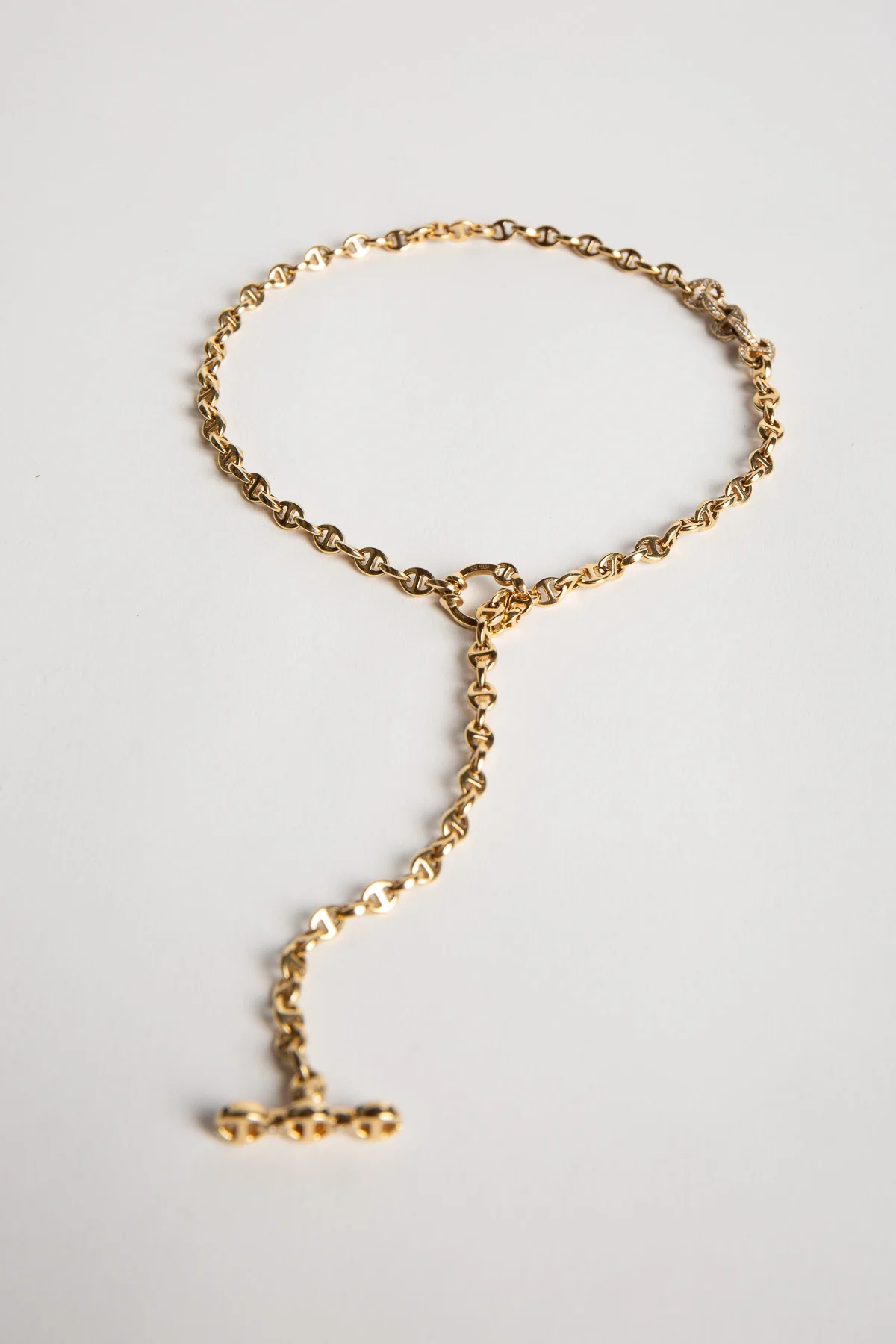 HOORSENBUHS | 18K YELLOW GOLD OPEN-LINK NECKLACE - Image 3