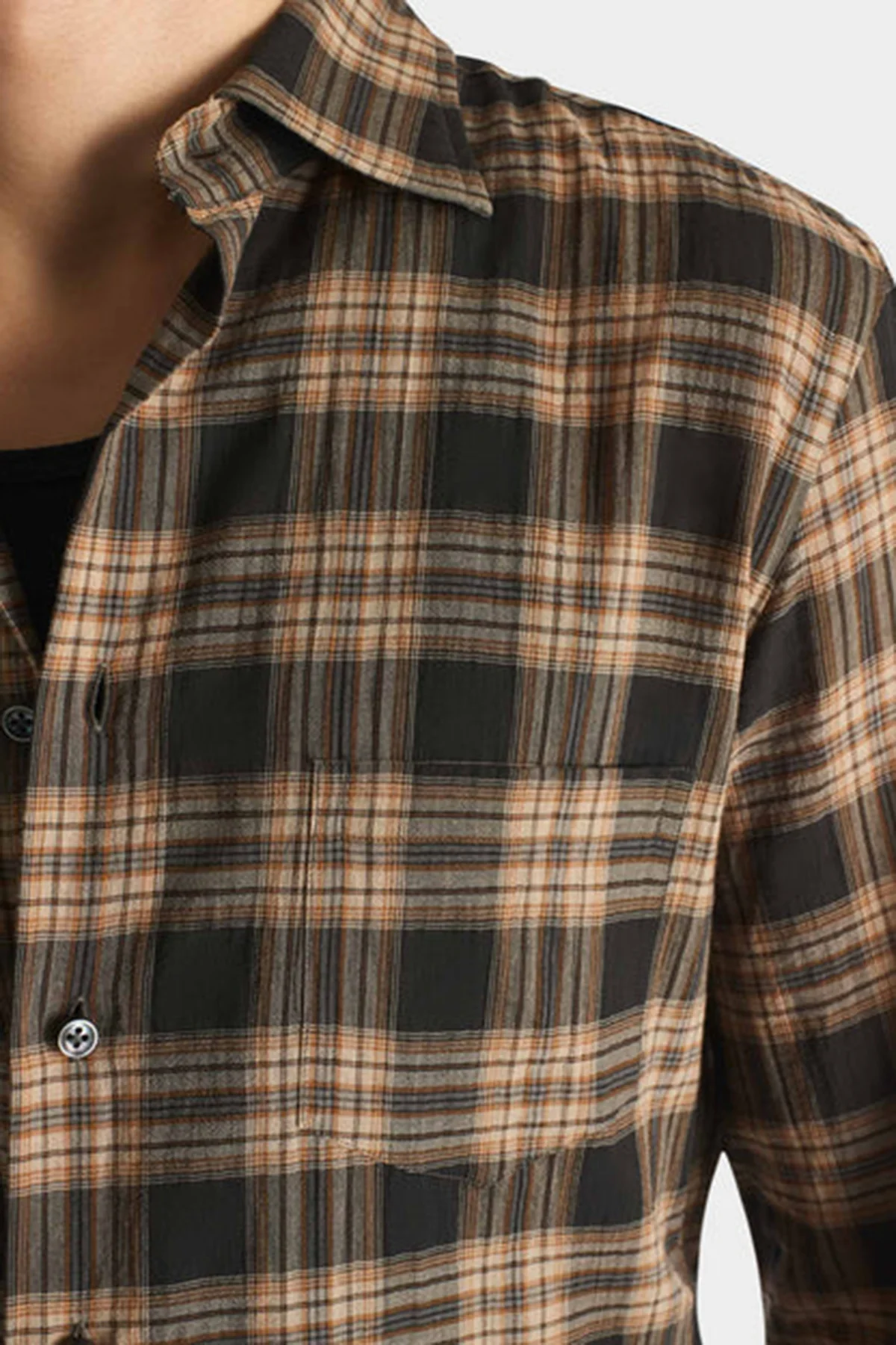 HUSBANDS | PLAID LONG SLEEVE SHIRT - Image 5