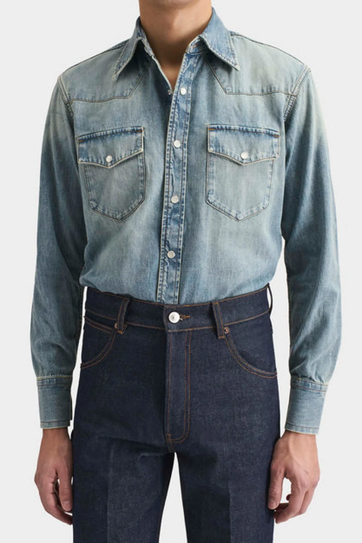 HUSBANDS | WESTERN DENIM SHIRT - Image 4