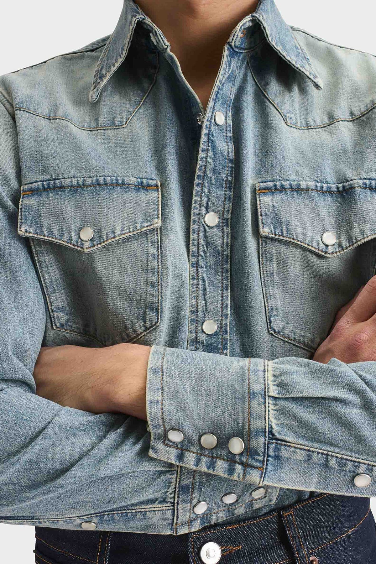 HUSBANDS | WESTERN DENIM SHIRT - Image 5