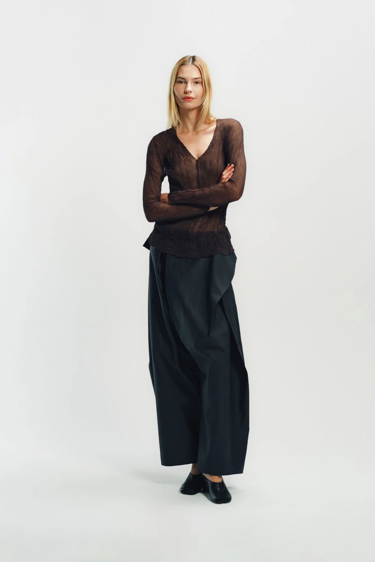 ISSEY MIYAKE | CHIFFON TWIST TOP
