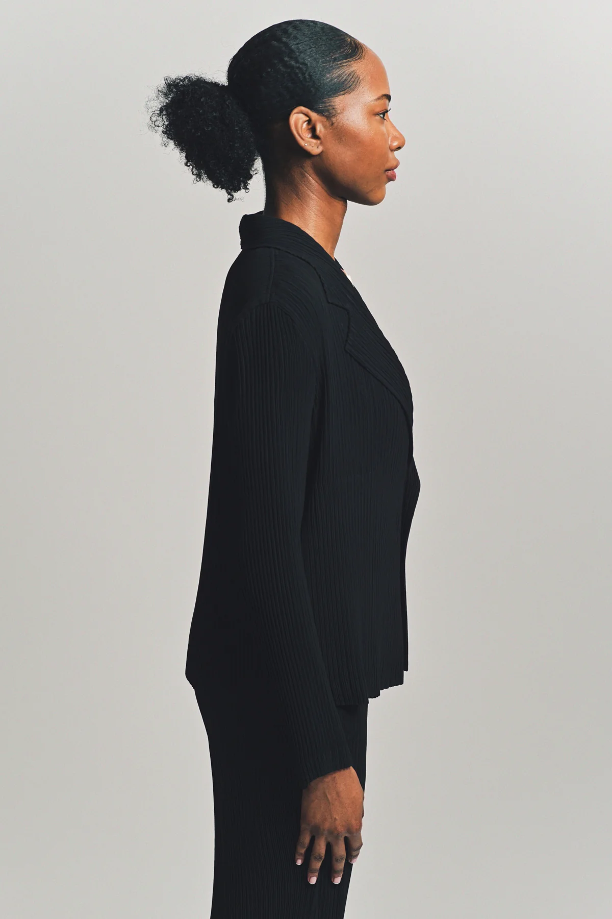 ISSEY MIYAKE | HATCHING PLEATED JACKET - Image 3