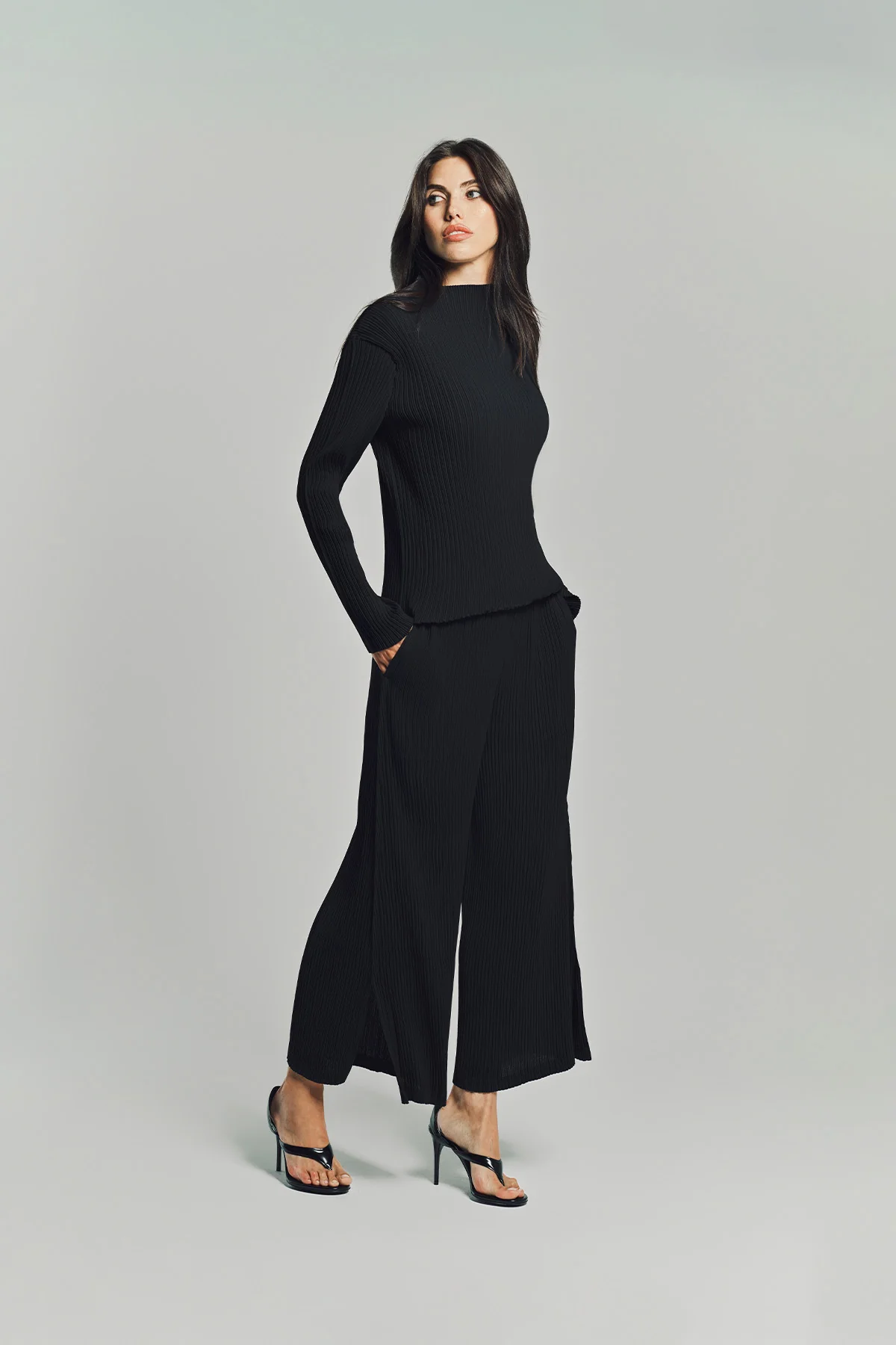ISSEY MIYAKE | HATCHING PLEATED SHIRT