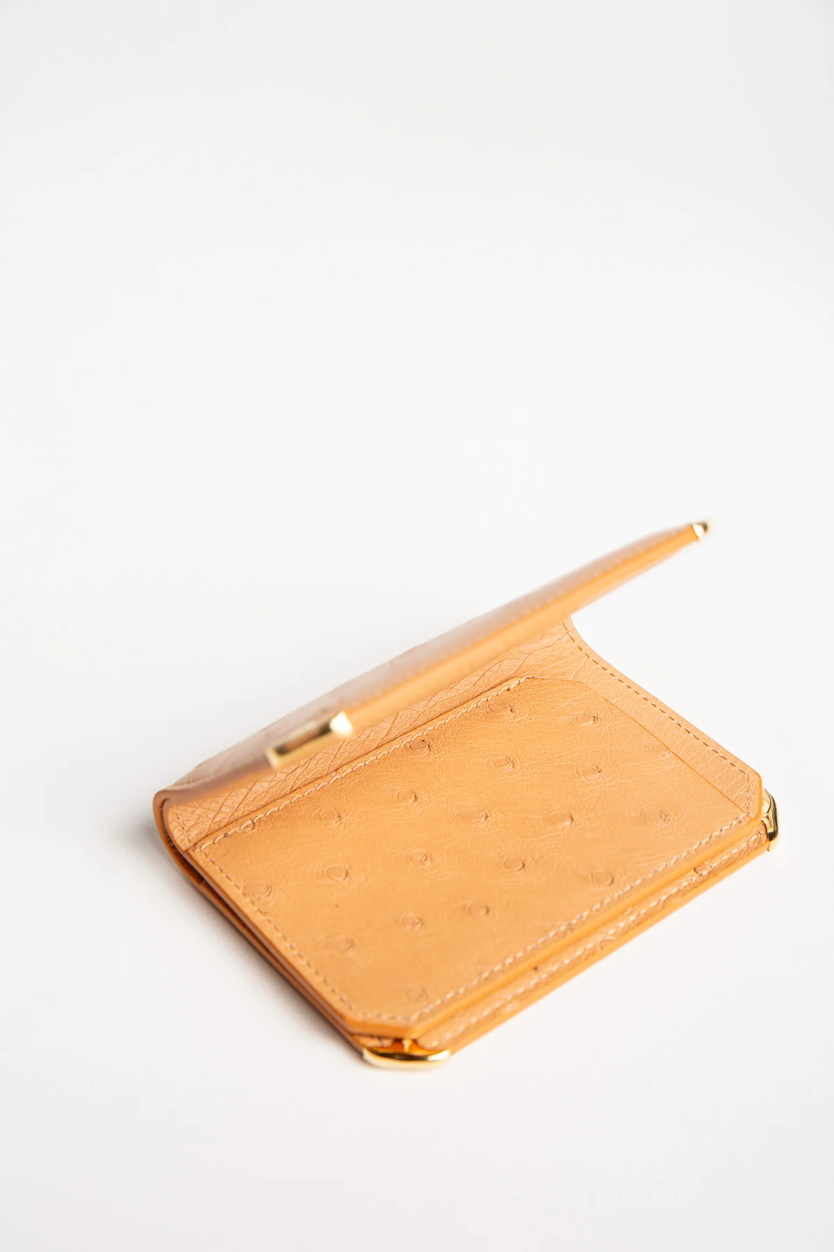 JACQUES MARIE MAGE | ELSTON OSTRICH TRIFOLD WALLET - Image 4