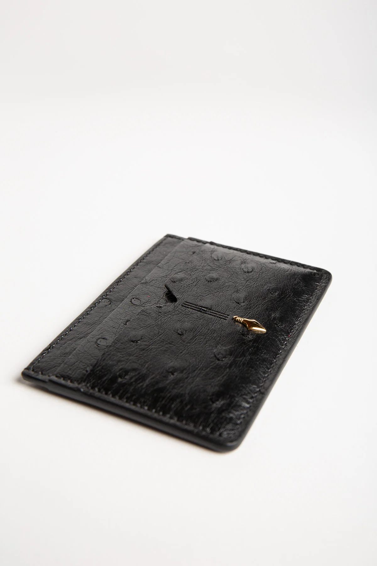 JACQUES MARIE MAGE | THEODORE OSTRICH CARD HOLDER - Image 3