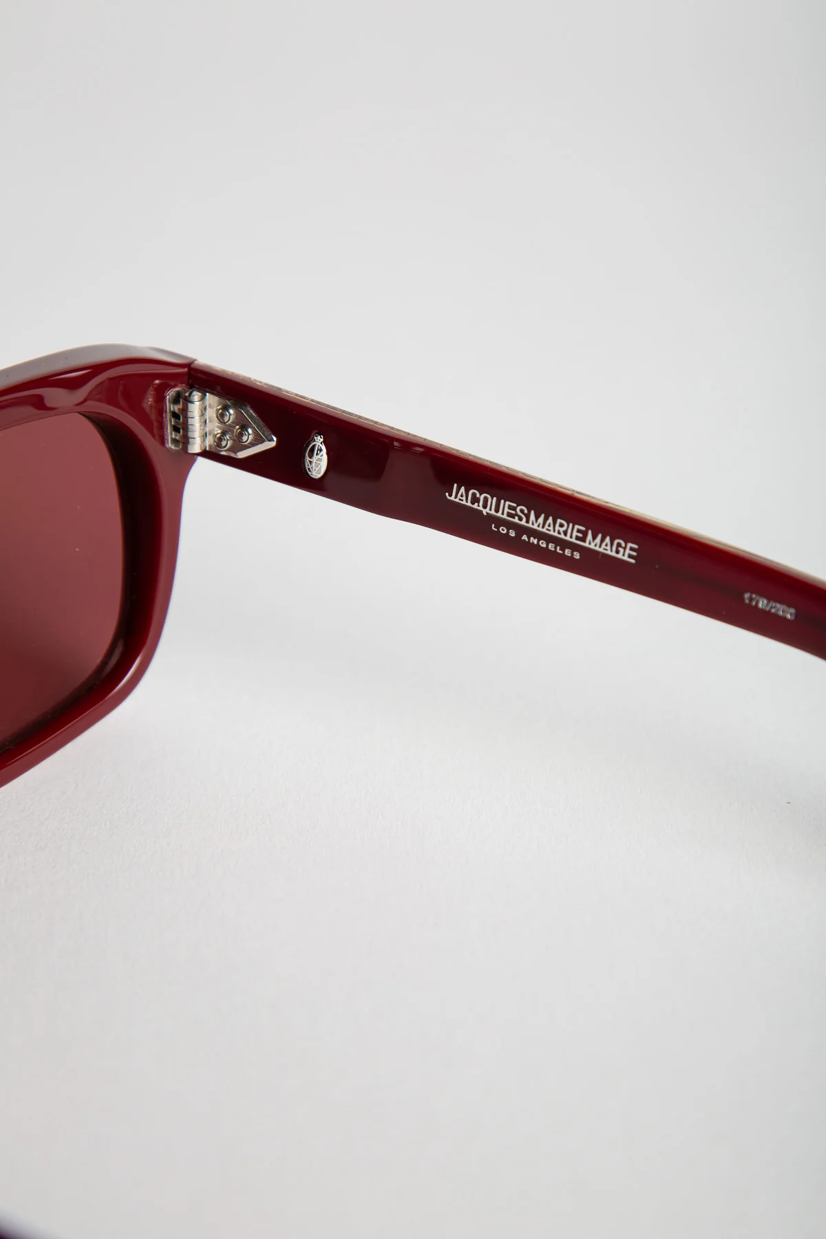 JACQUES MARIE MAGE | YVES EPOXY II SUNGLASSES IN CASSIS - Image 3