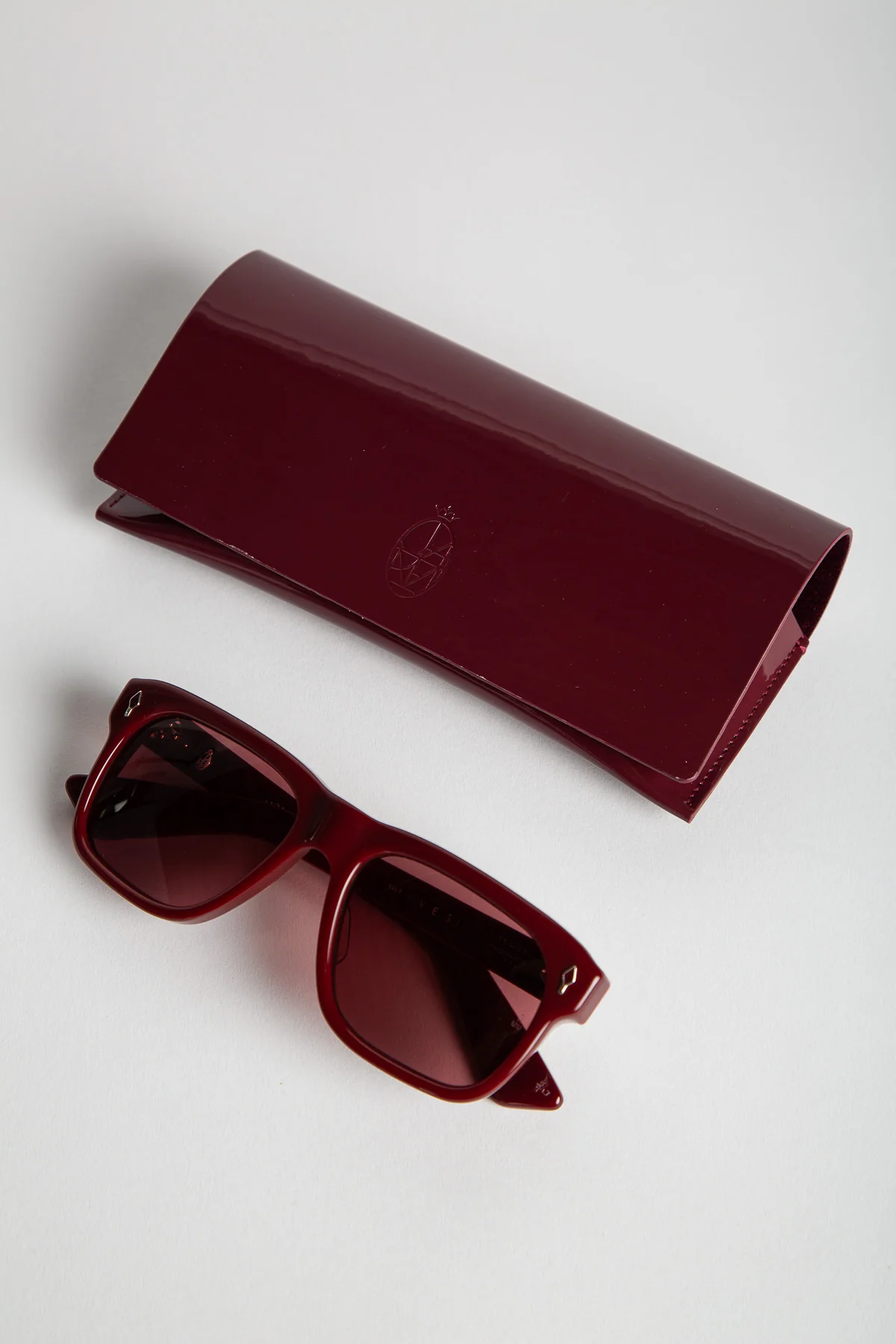 JACQUES MARIE MAGE | YVES EPOXY II SUNGLASSES IN CASSIS - Image 4