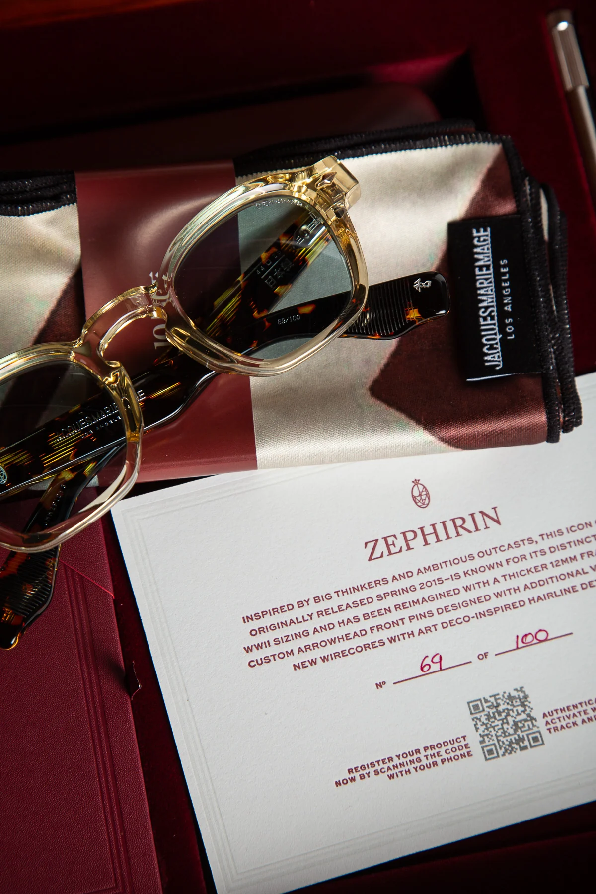 JACQUES MARIE MAGE | ZEPHIRIN SUNGLASSES IN DUN - Image 7