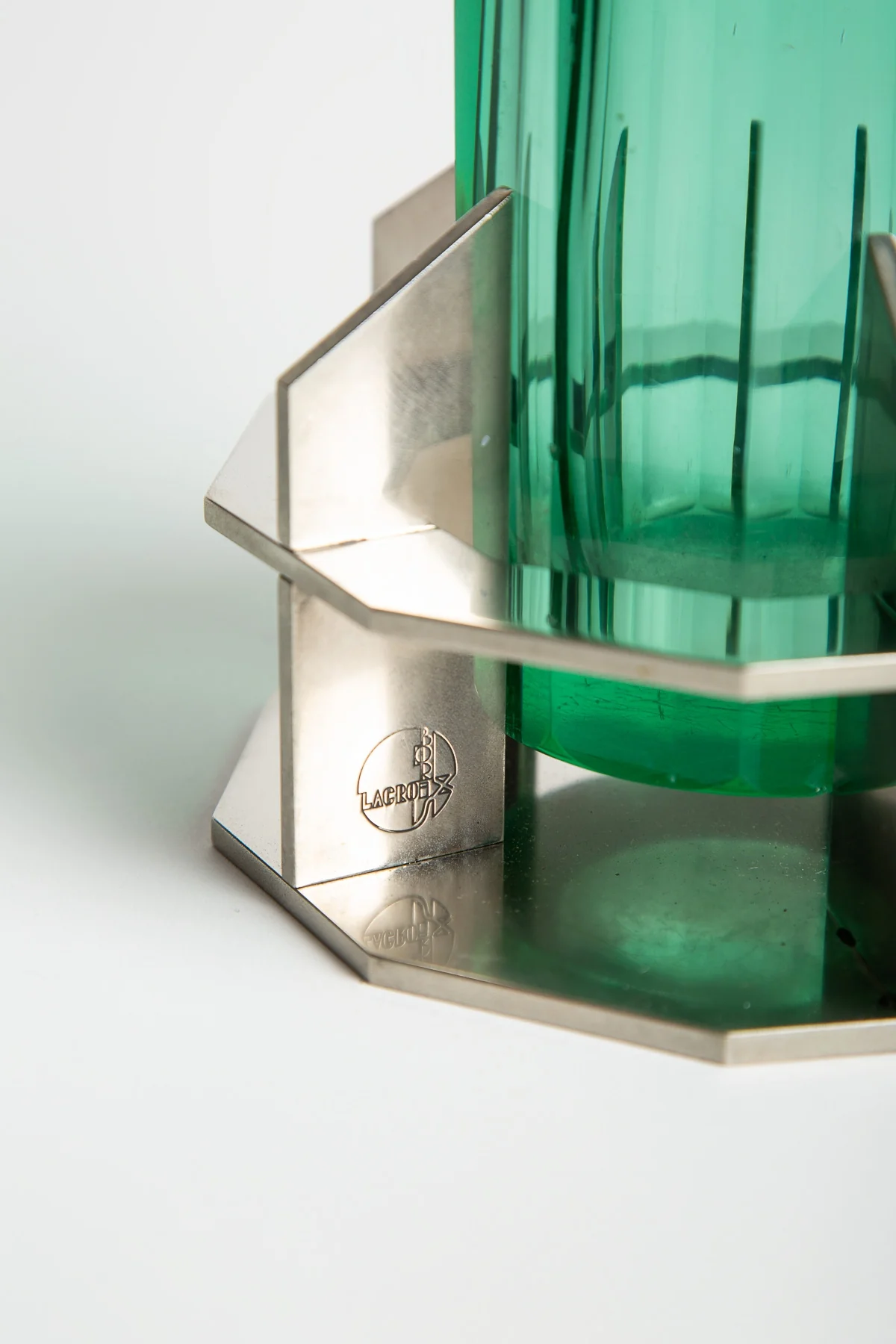 JEAN BORIS-LACROIX & MARCEL GOUPY | 1930's GLASS VASE - Image 4