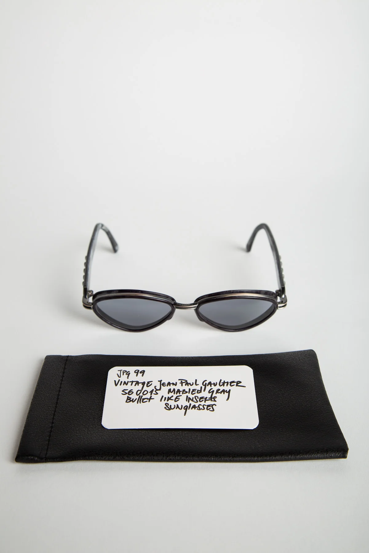 1990'S JEAN PAUL GAULTIER 56 0015 BULLET SUNGLASSES - Image 4