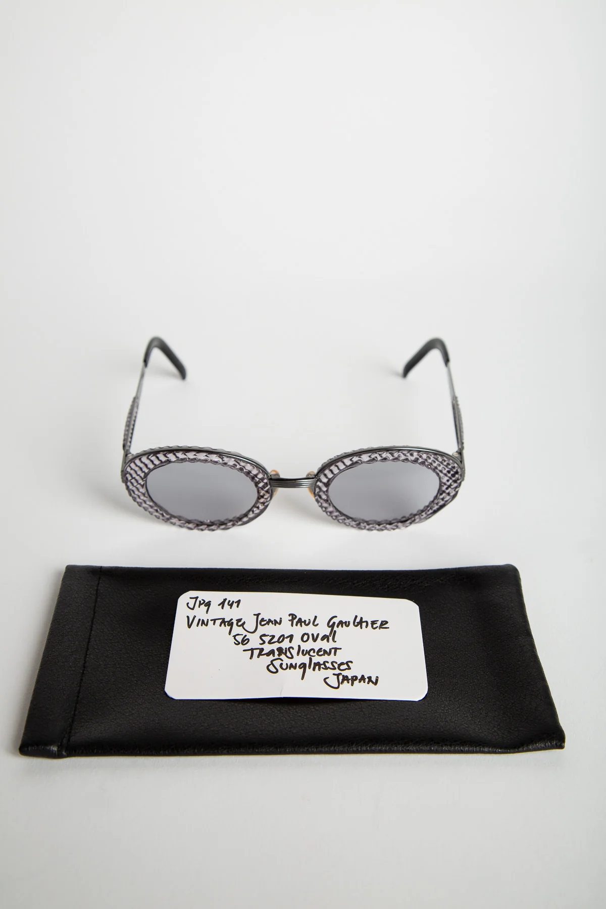 1990'S JEAN PAUL GAULTIER 56 5201 OVAL SUNGLASSES - Image 4