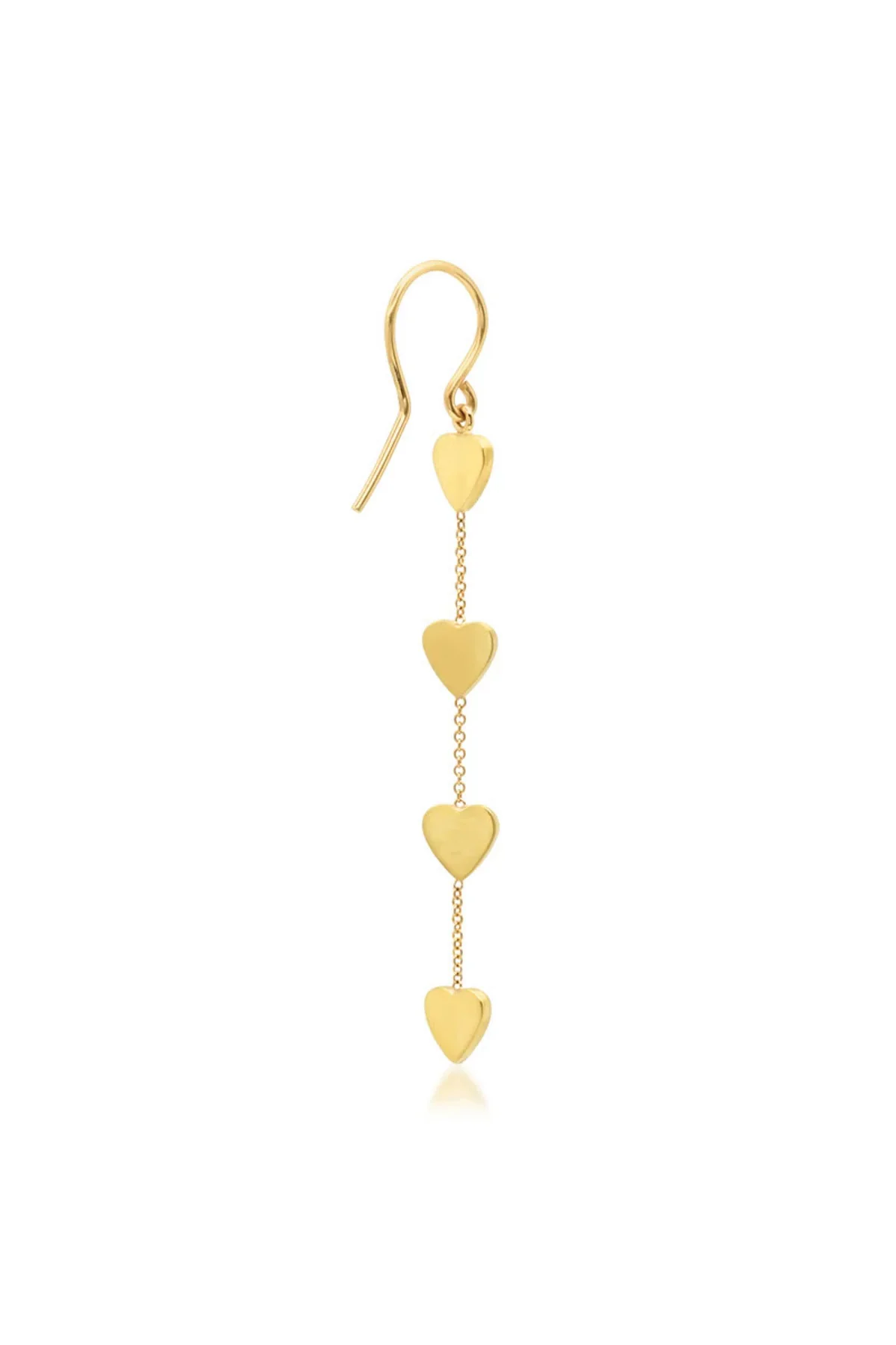 JENNIFER MEYER | 4 HEART BY-THE-INCH EARRINGS - Image 3