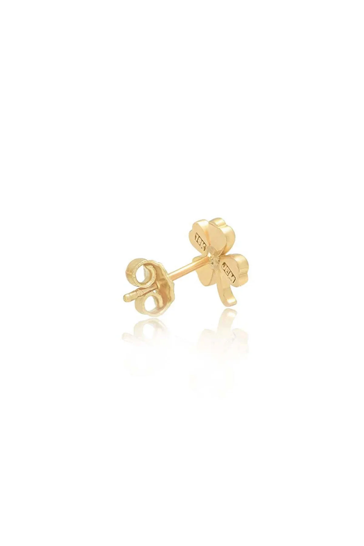 JENNIFER MEYER | MINI DIAMOND CLOVER STUDS - Image 3