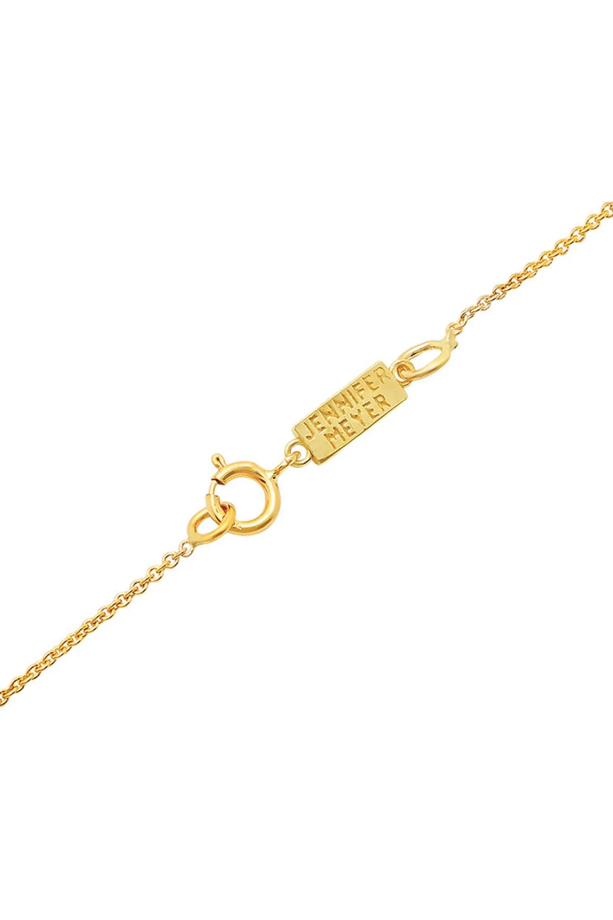 JENNIFER MEYER | MINI TURQUOISE INLAY EVIL EYE NECKLACE - Image 3