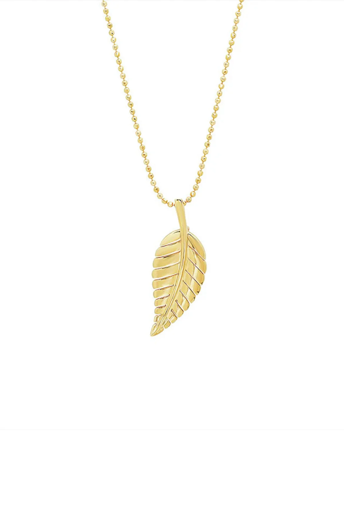 JENNIFER MEYER | SMALL LEAF NECKLACE