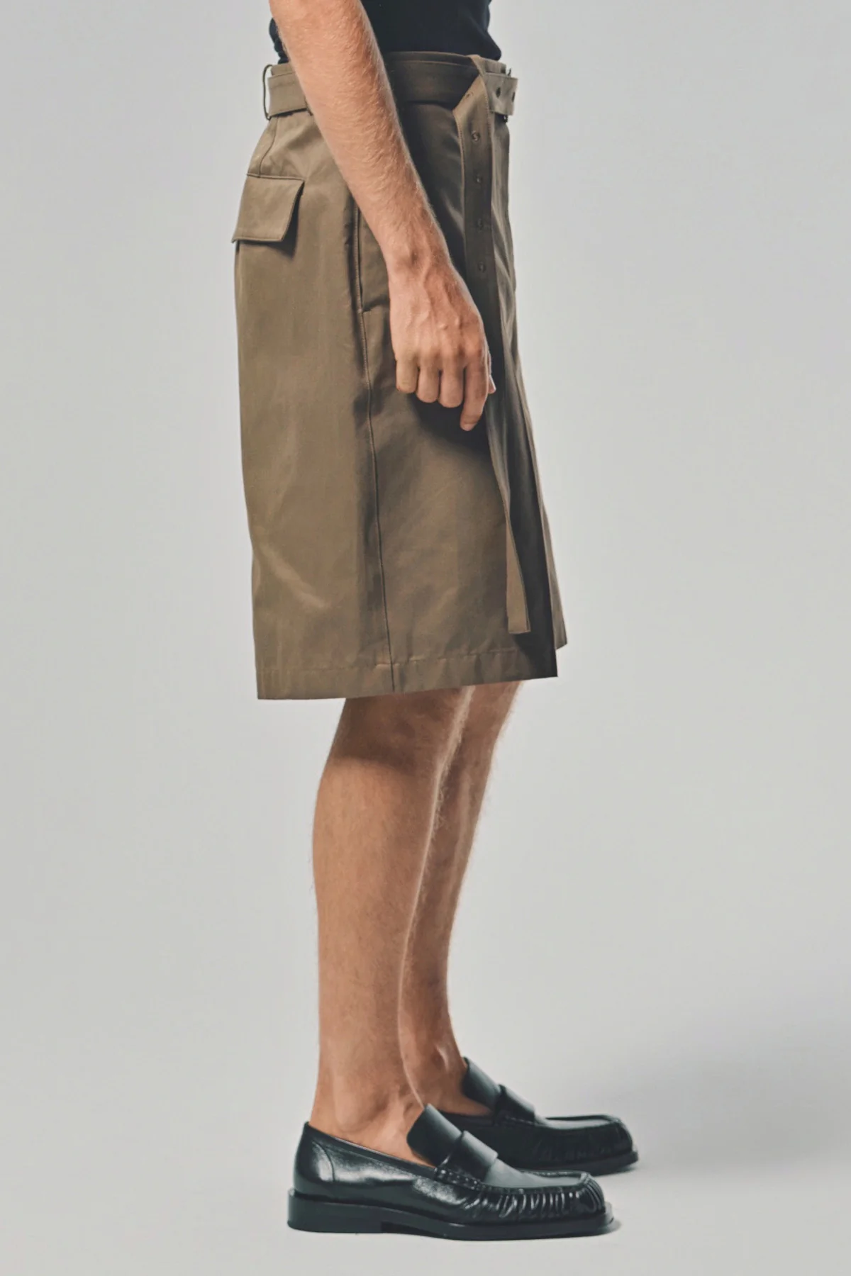 JIL SANDER | COTTON BELTED SHORTS - Image 3
