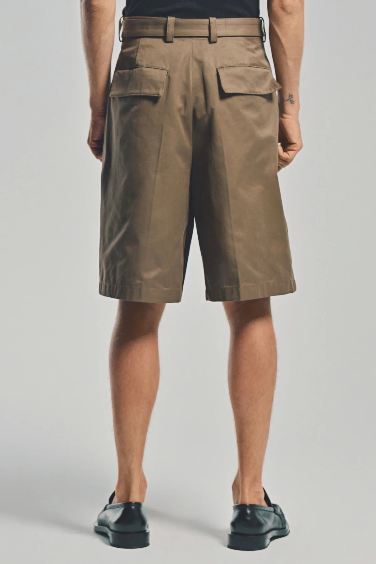 JIL SANDER | COTTON BELTED SHORTS - Image 4
