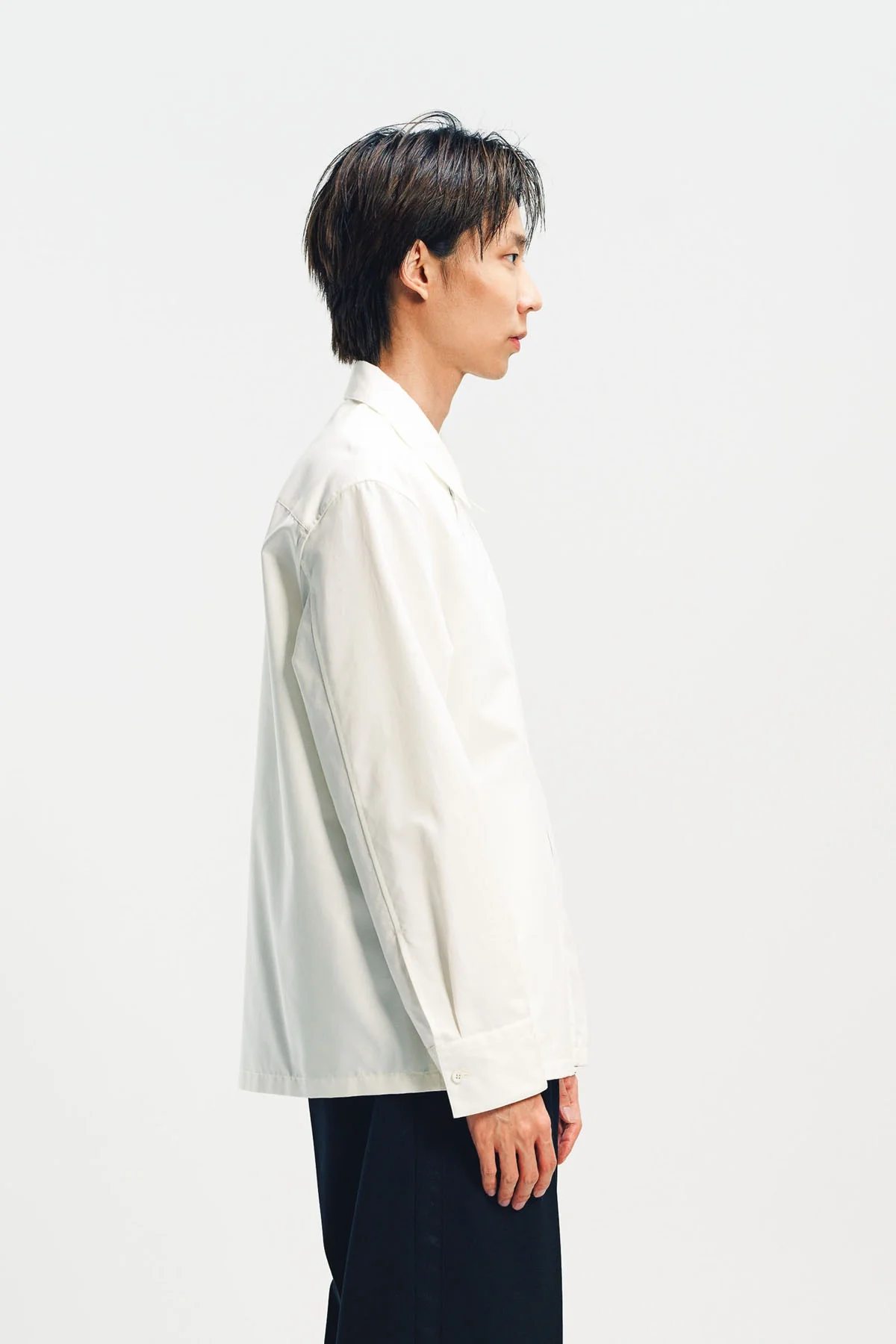 JIL SANDER | COTTON POPLIN ZIP-UP SHIRT - Image 3