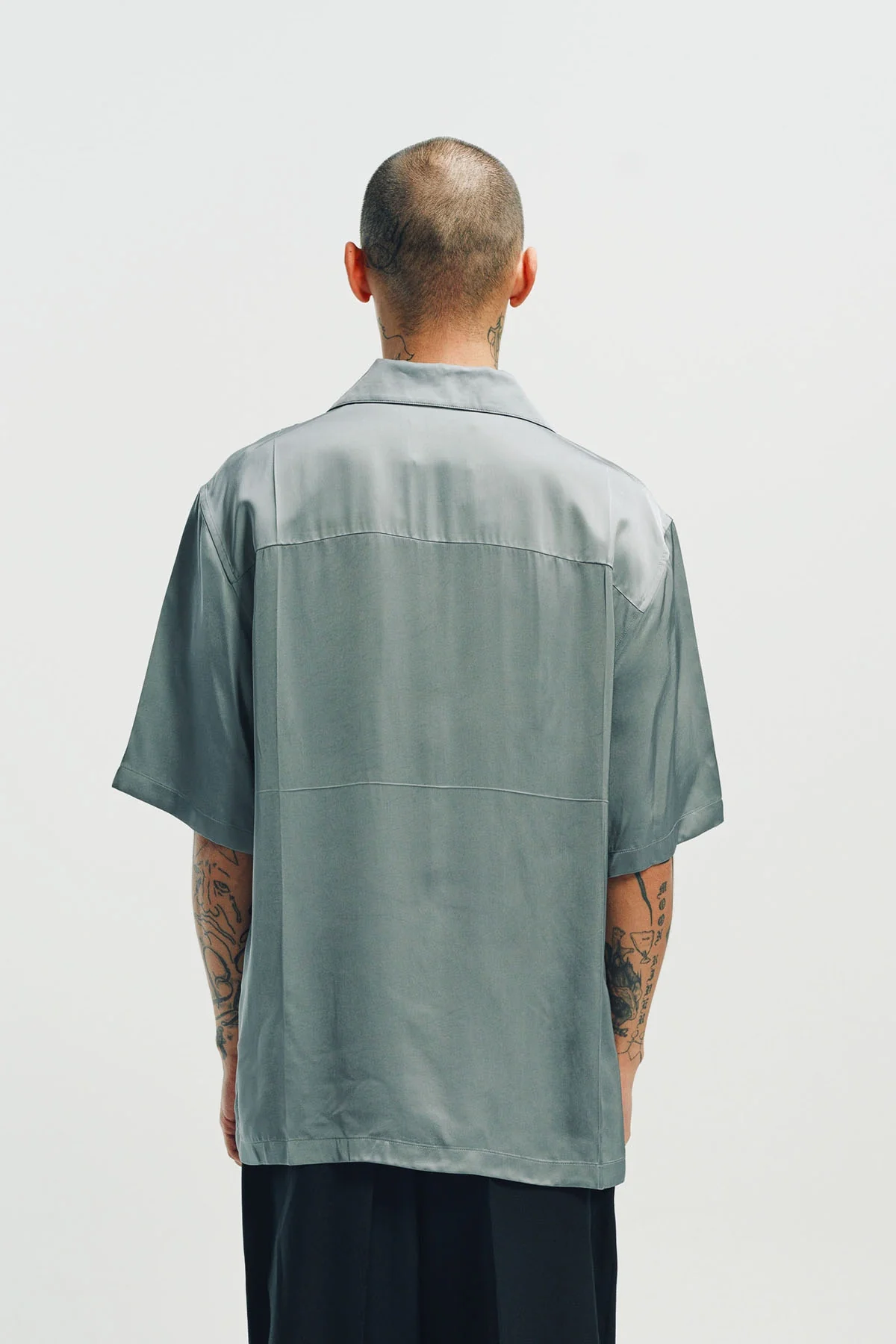 JIL SANDER | FLUID VISCOSE SHORT SLEEVE SHIRT - Image 4