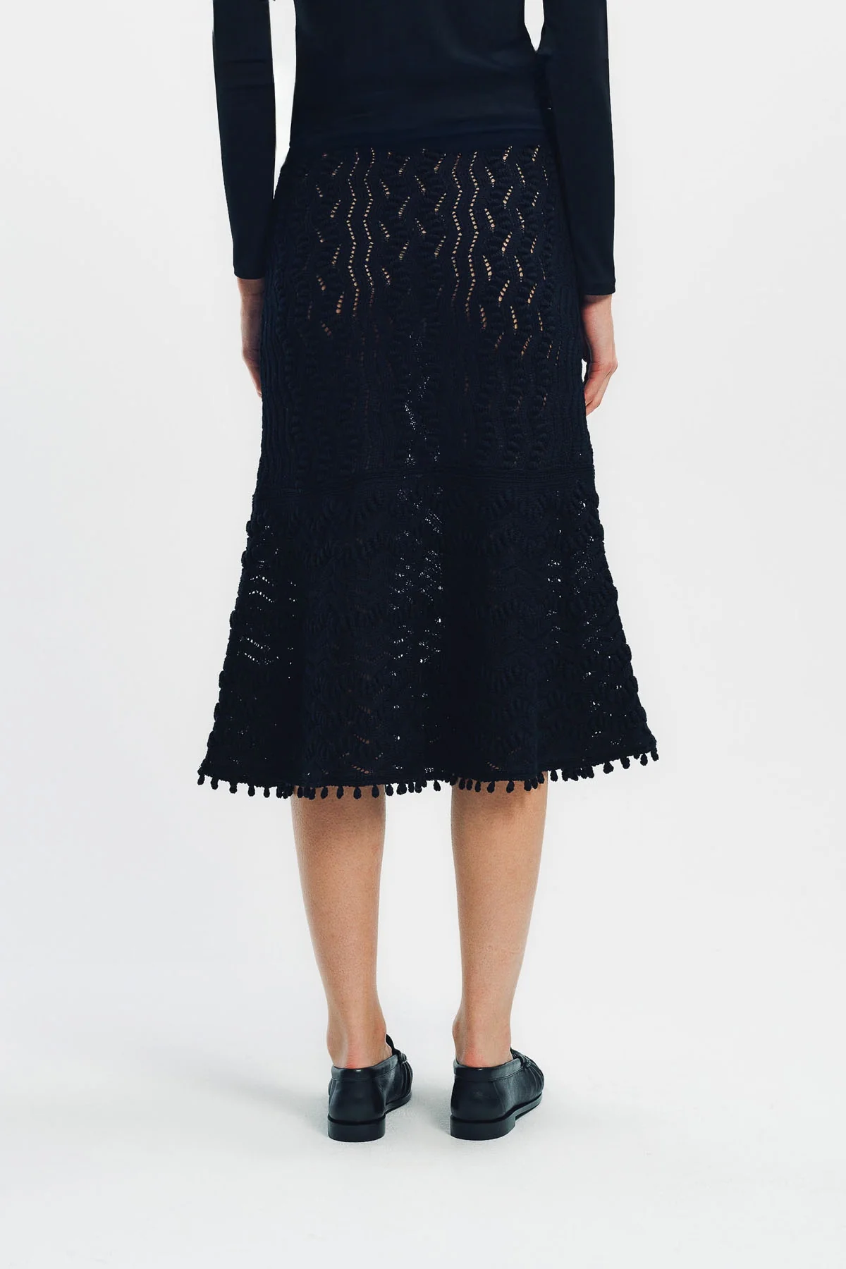 JIL SANDER | LACE LONG SKIRT - Image 4