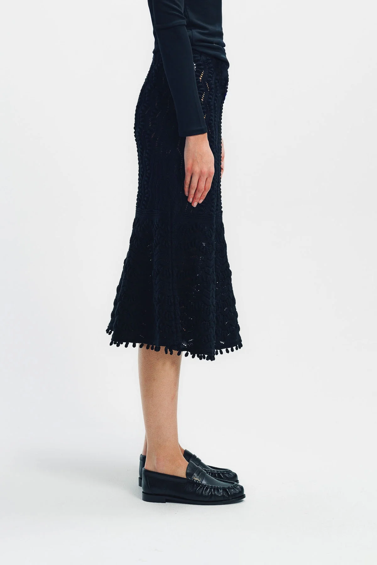 JIL SANDER | LACE LONG SKIRT - Image 5