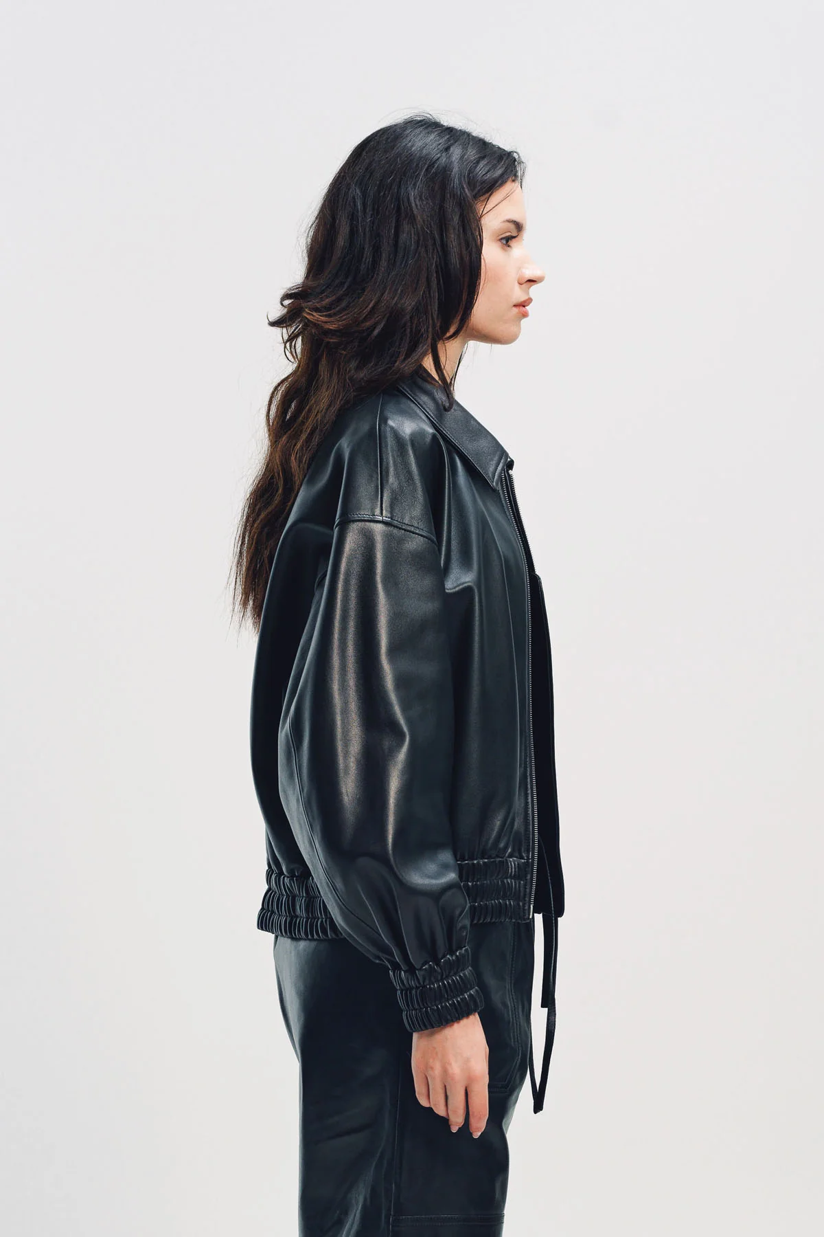 JIL SANDER | LEATHER BLOUSON - Image 3