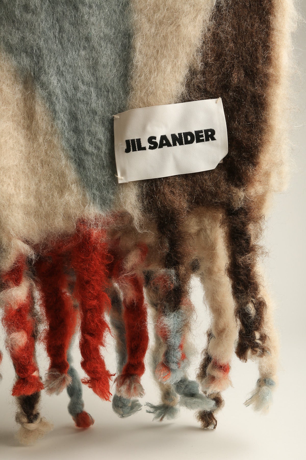 JIL SANDER | MOHAIR AND WOOL PRINTED BLANKET - Image 3
