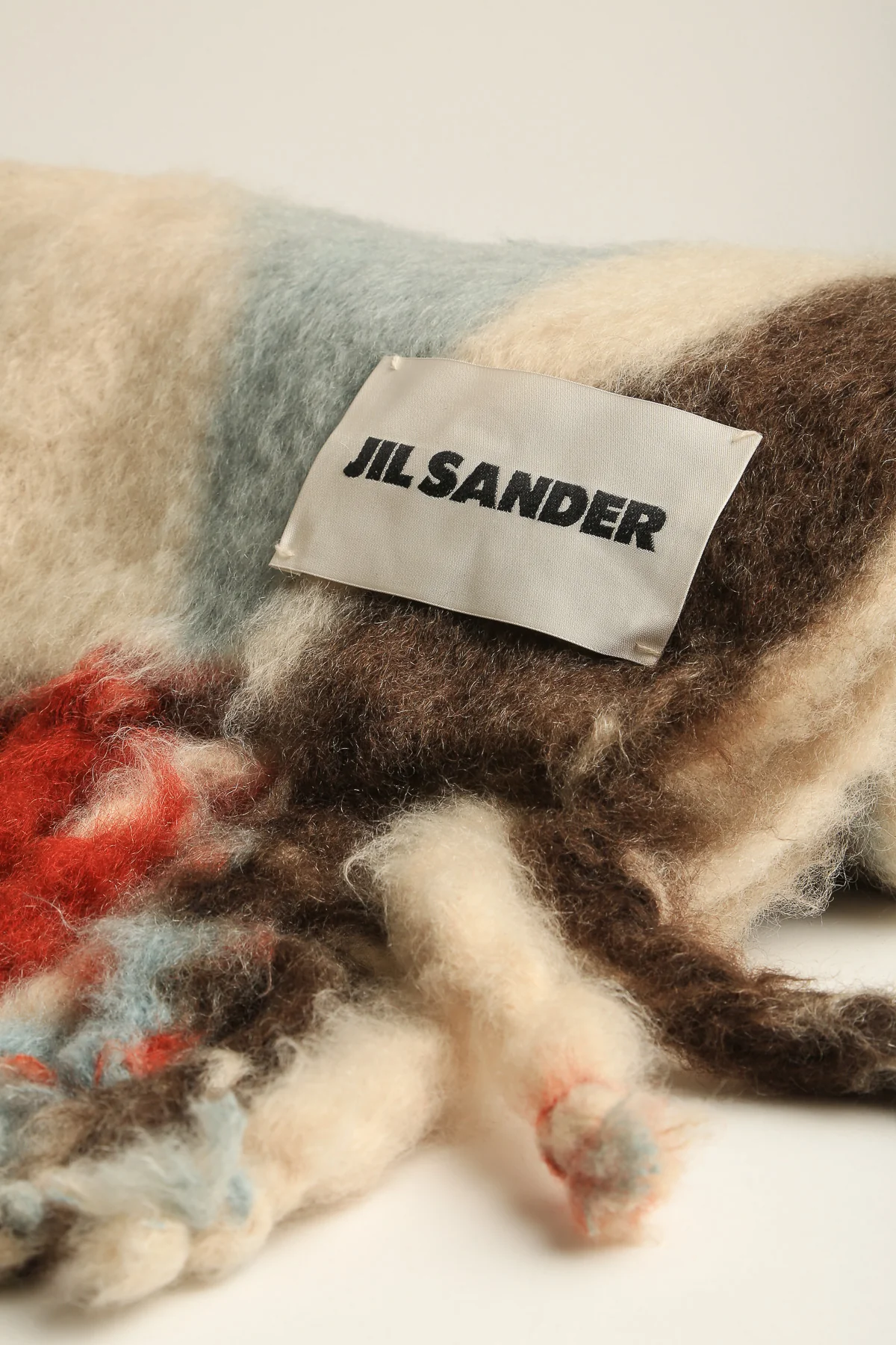 JIL SANDER | MOHAIR AND WOOL PRINTED BLANKET - Image 4