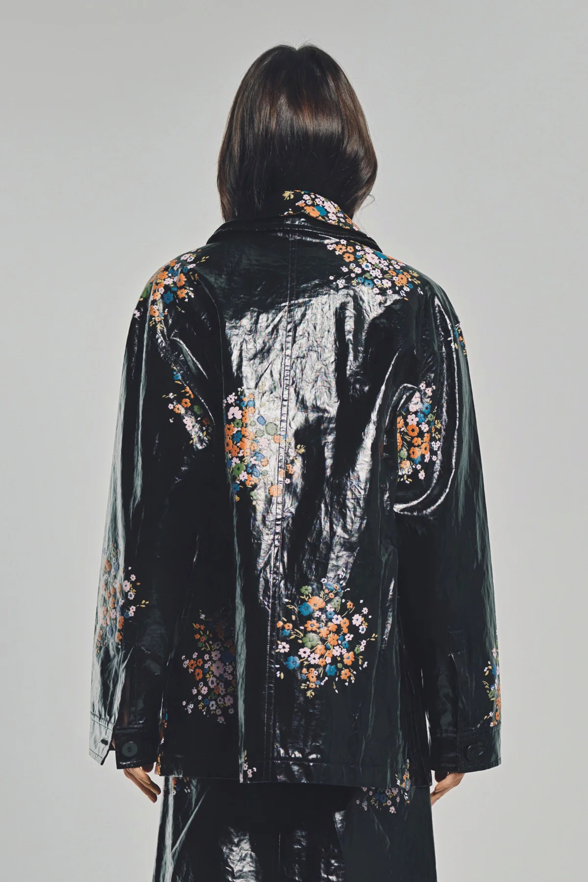 JIL SANDER | PATENT LINEN PRINTED OVERSHIRT - Image 4