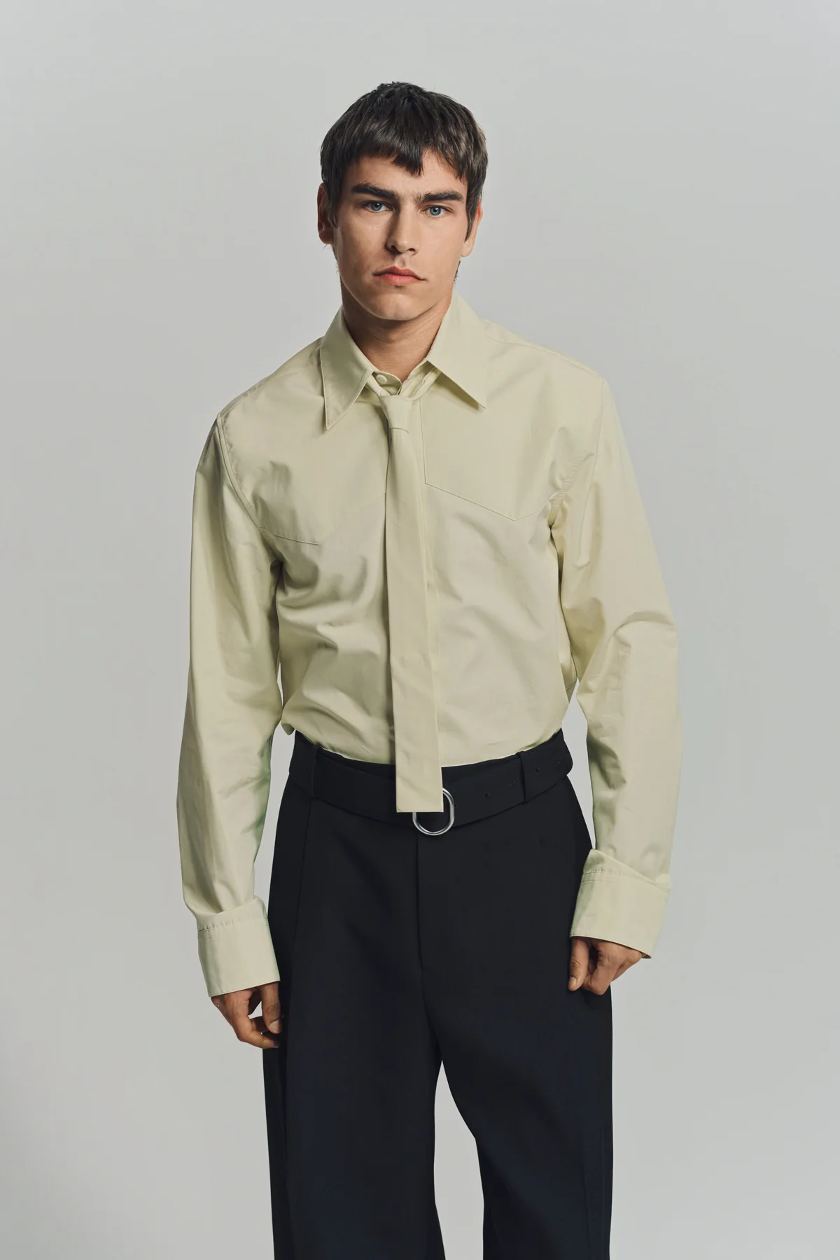 JIL SANDER | REGULAR FIT SHIRT WITH TIE - Image 2
