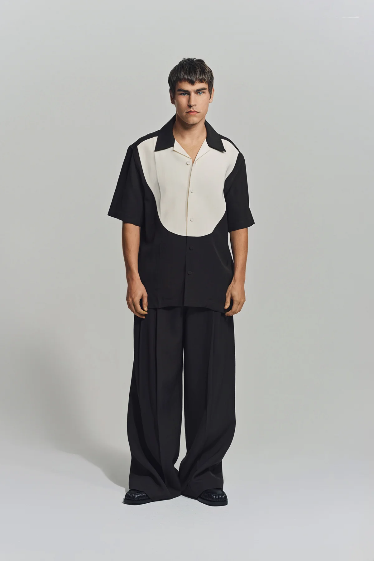 JIL SANDER | SILK BLEND PLEATED TROUSERS