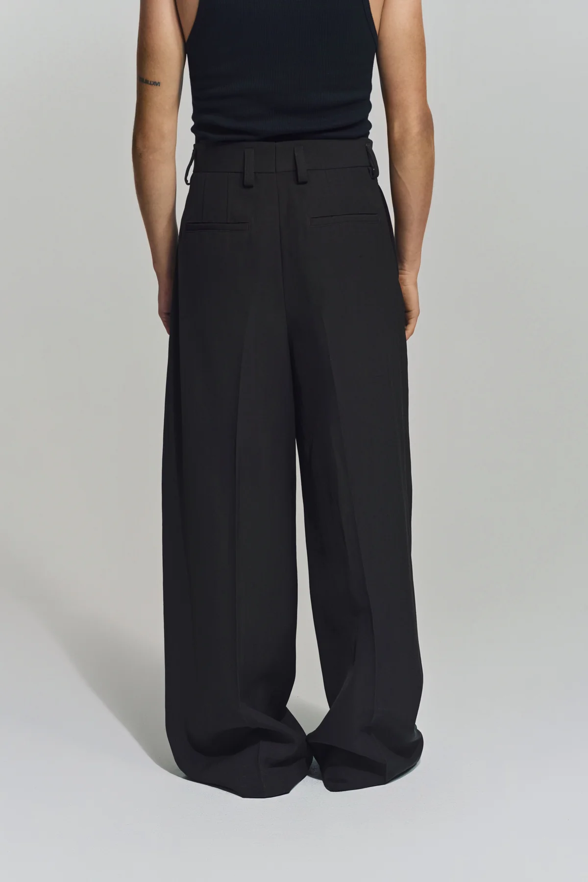JIL SANDER | SILK BLEND PLEATED TROUSERS - Image 4