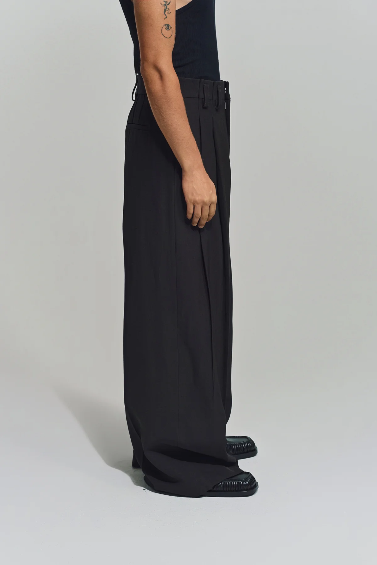 JIL SANDER | SILK BLEND PLEATED TROUSERS - Image 5