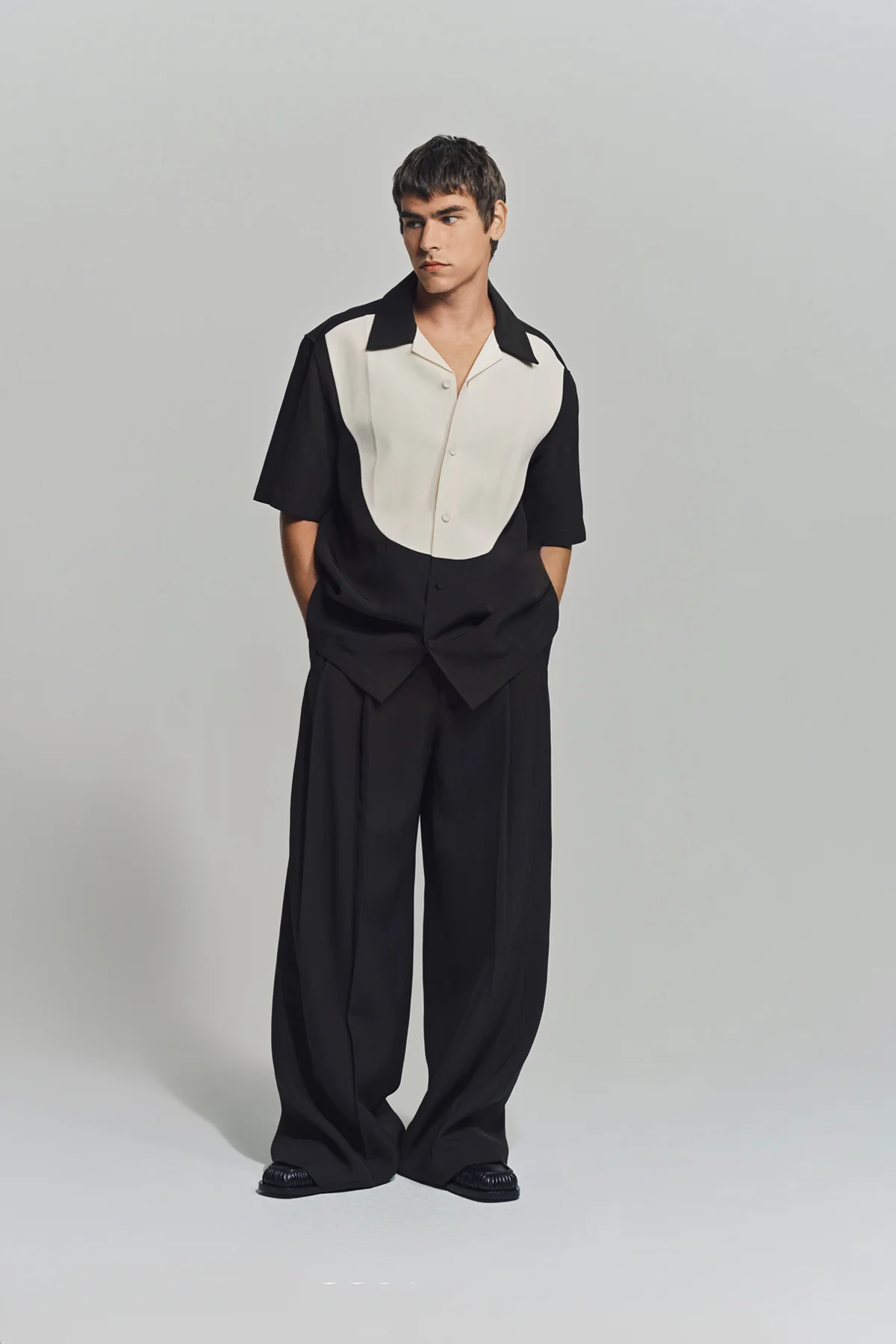 JIL SANDER | SILK BLEND SHORT SLEEVE SHIRT