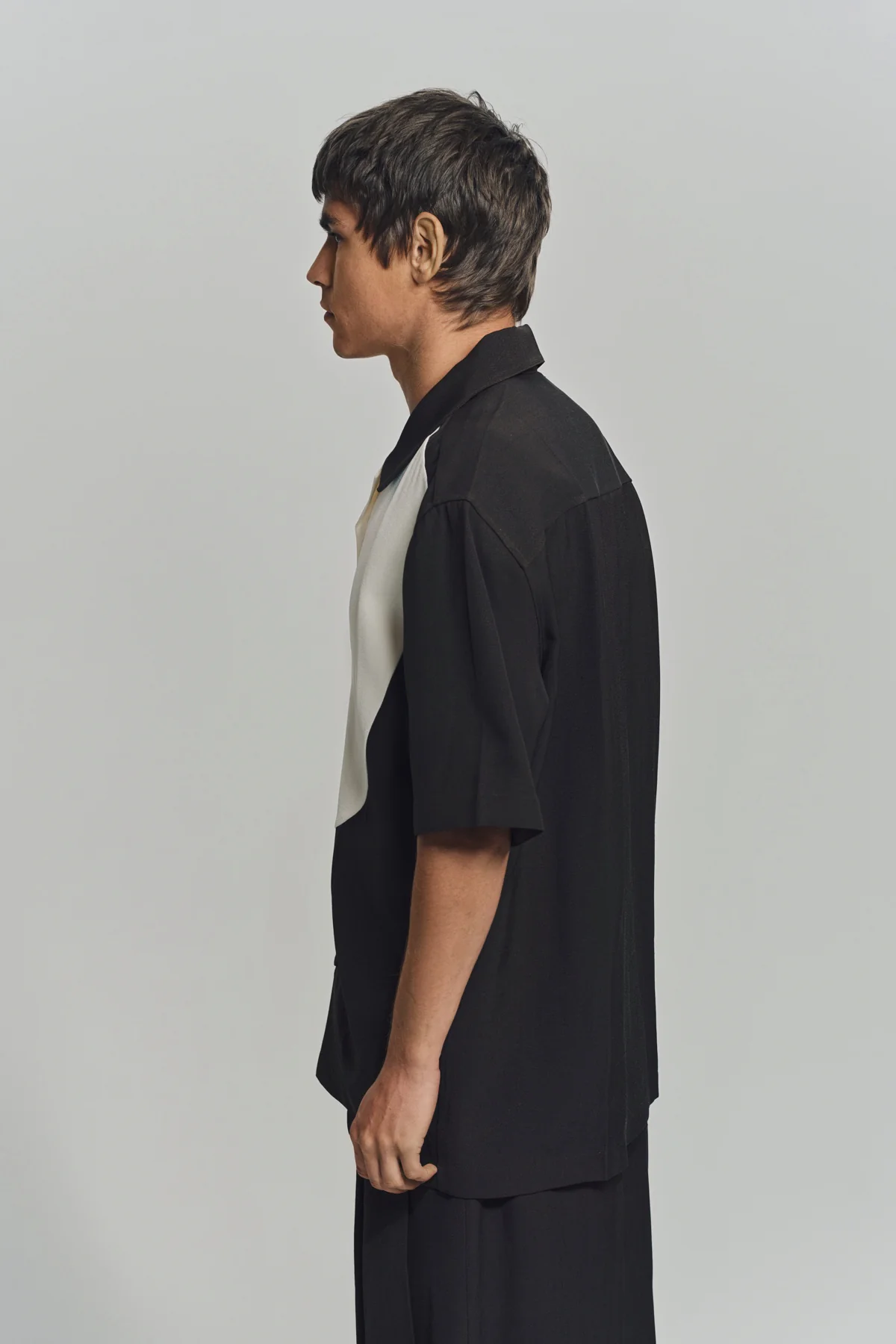 JIL SANDER | SILK BLEND SHORT SLEEVE SHIRT - Image 3