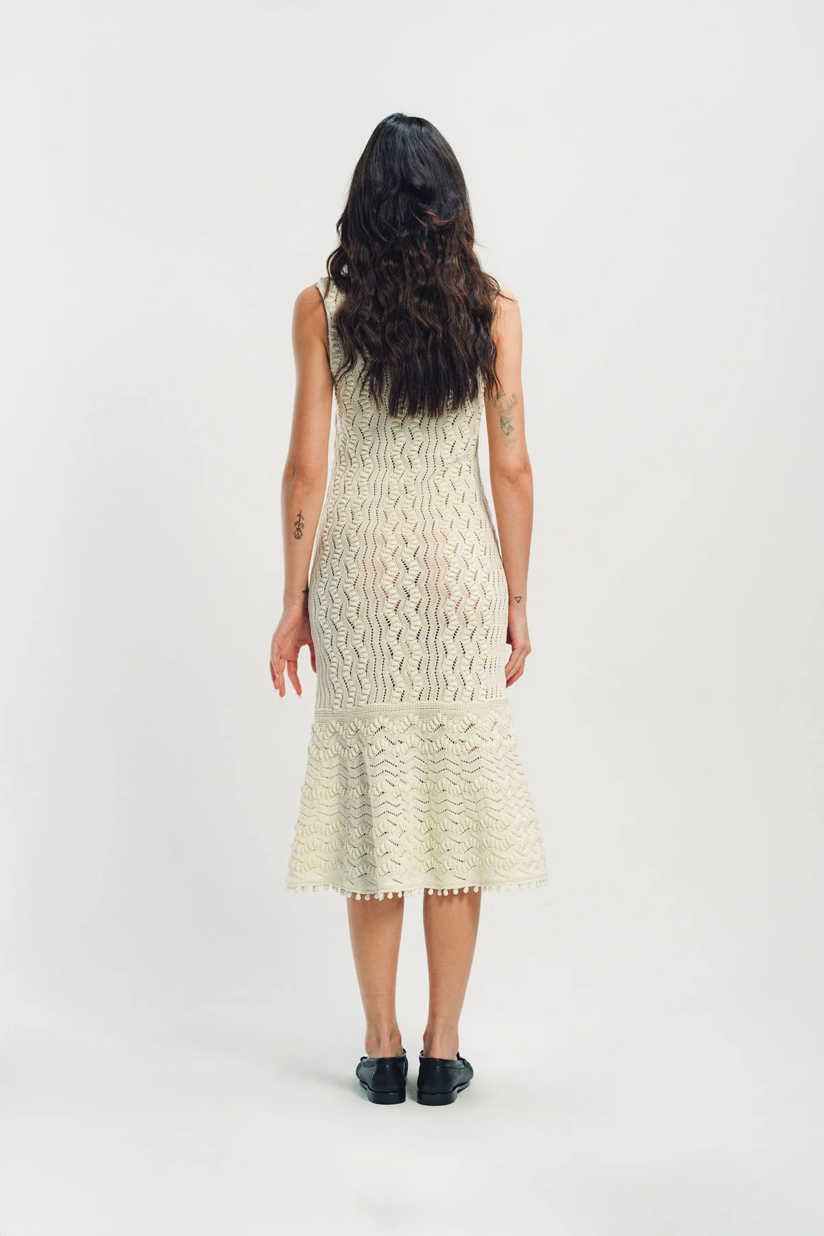 JIL SANDER | SLEEVELESS KNIT MIDI DRESS - Image 4