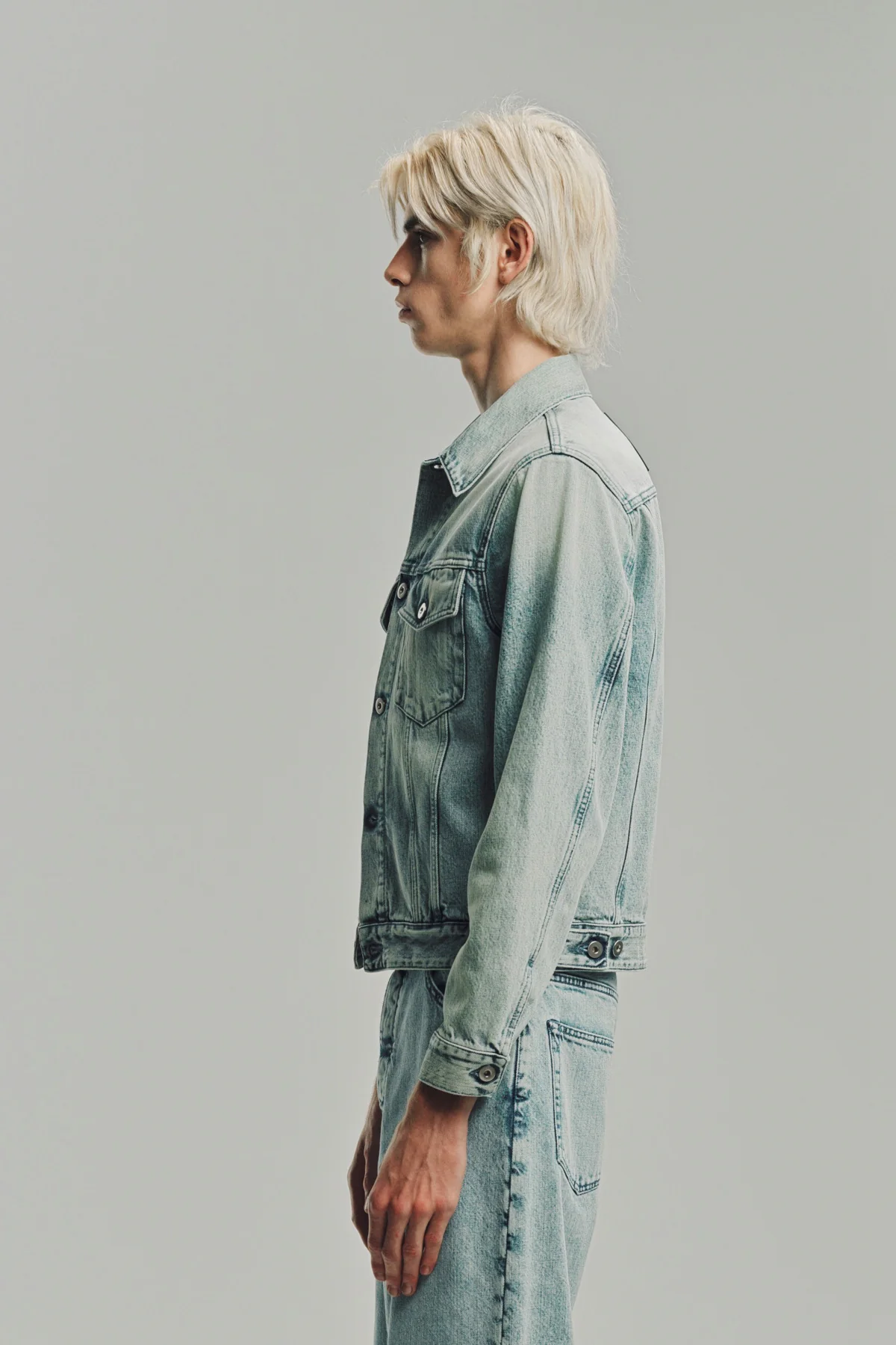 JIL SANDER | TREATED JEAN JACKET - Image 3