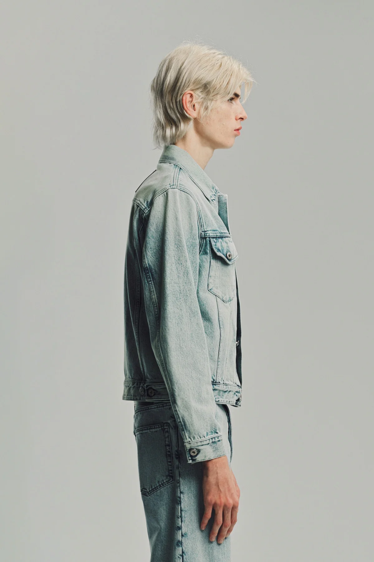 JIL SANDER | TREATED JEAN JACKET - Image 5