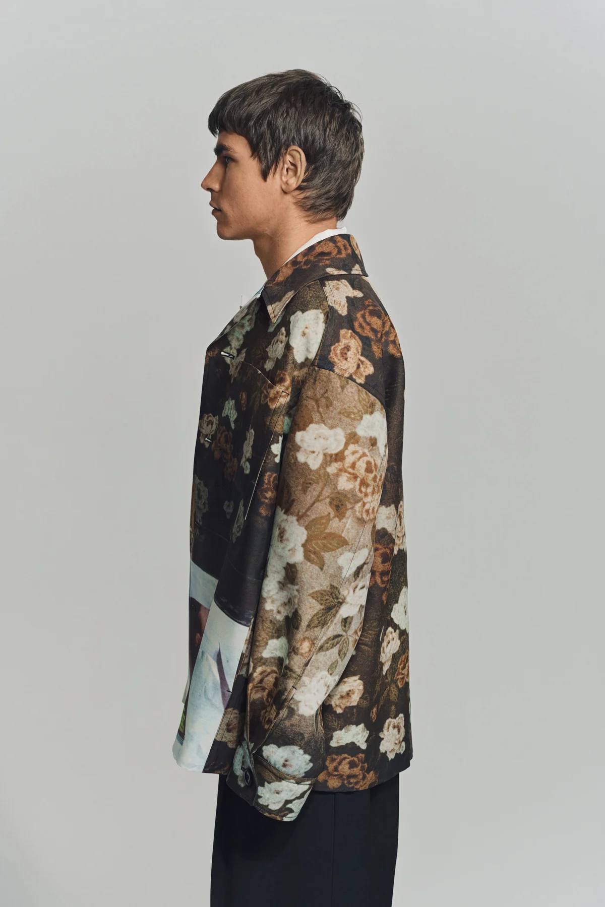 JIL SANDER | WOOL BLEND PRINTED JACKET - Image 3