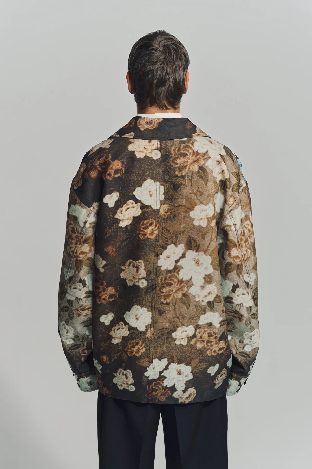 JIL SANDER | WOOL BLEND PRINTED JACKET - Image 4