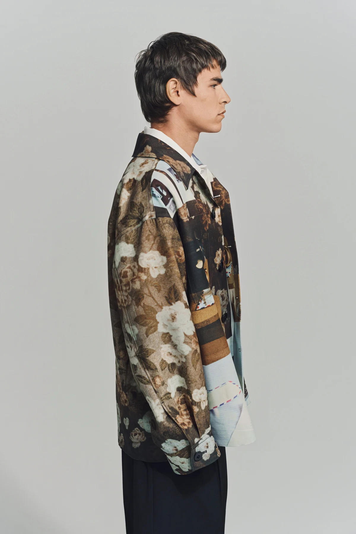 JIL SANDER | WOOL BLEND PRINTED JACKET - Image 5
